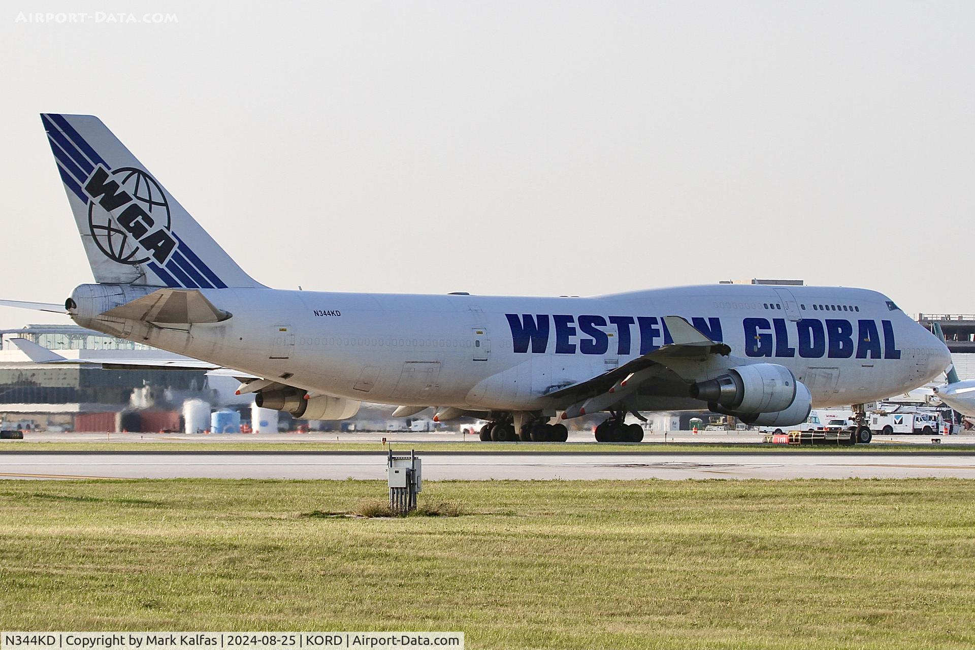 N344KD, 1992 Boeing 747-446BCF C/N 26344, B744 Westrn Global Boeing 747-446BCF N344KD, WGN8186 KORD-KSUU