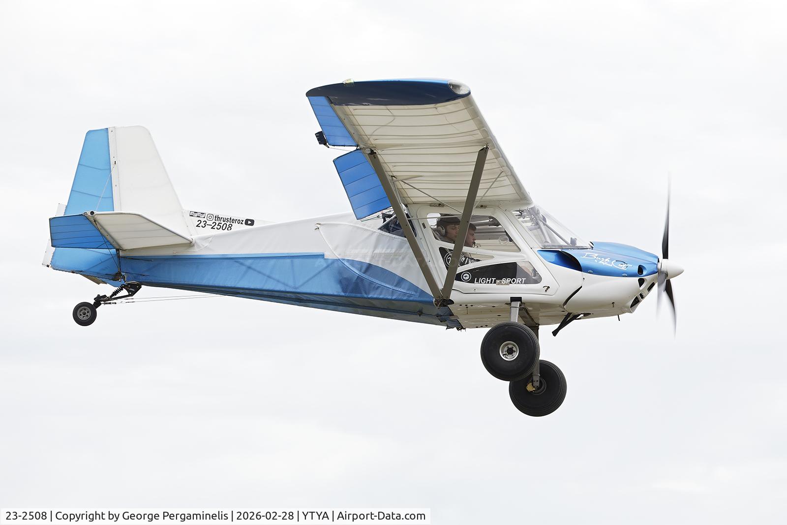 23-2508, Rainbow SkyReach Pty Ltd Cheetah XLS C/N CH 202C, Arriving for the TYabb airshow 2026.