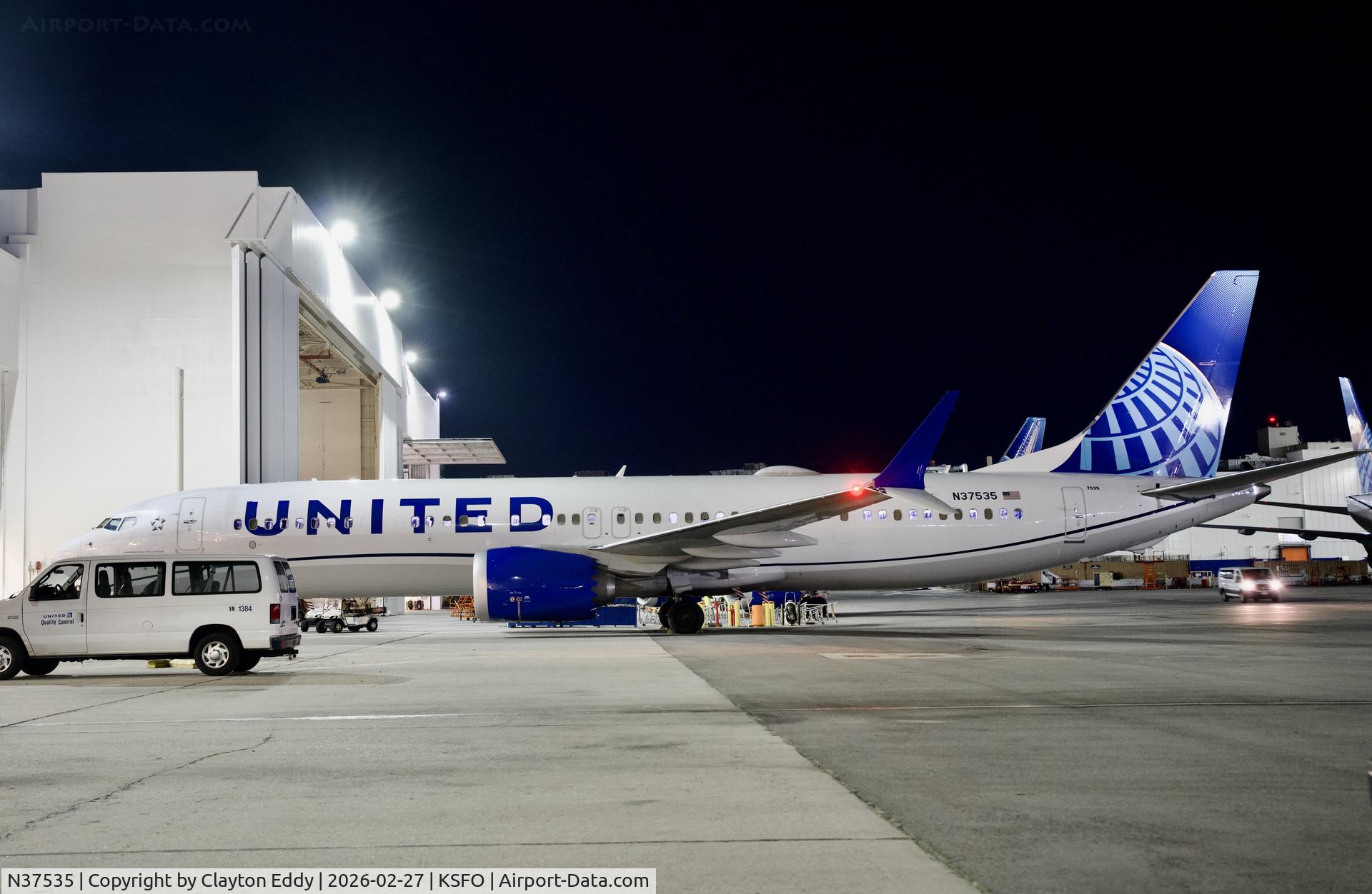 N37535, 2022 Boeing 737-9 MAX C/N 66605, SFO 2026