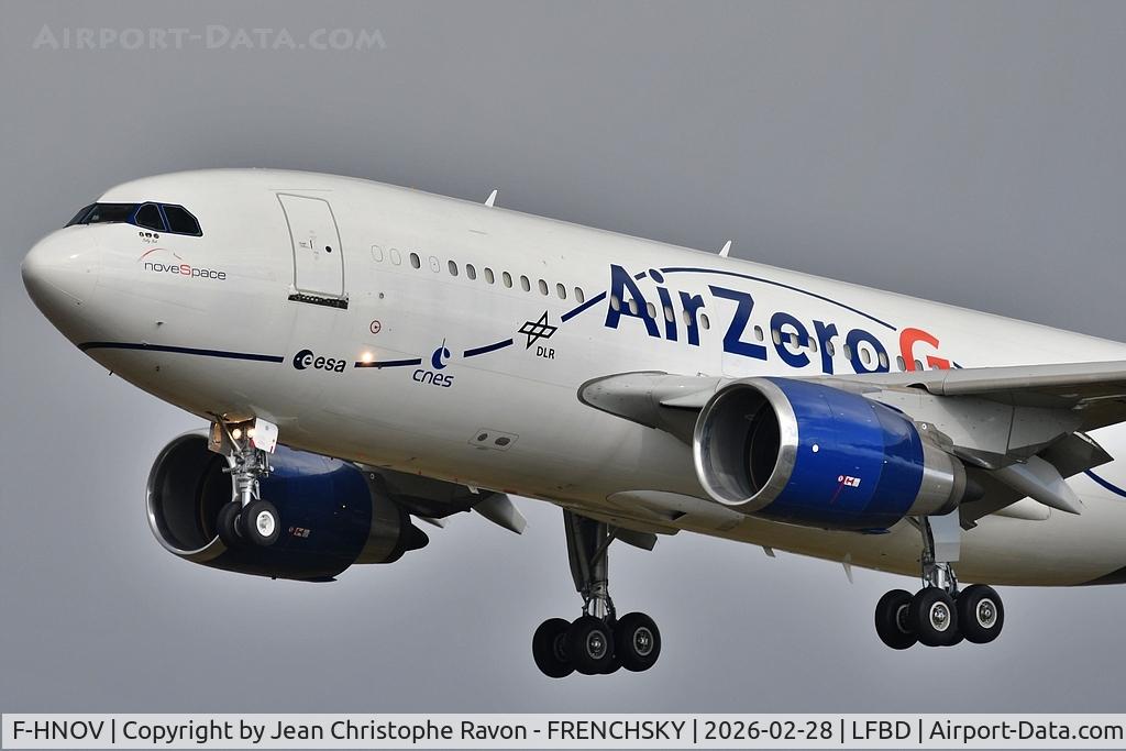 F-HNOV, 1989 Airbus A310-304 C/N 498, French Zéro G