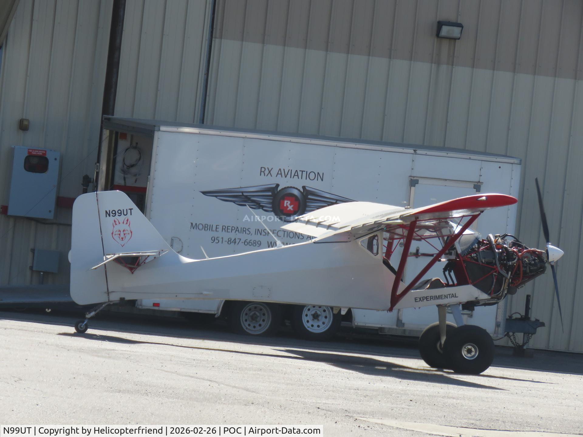 N99UT, 1999 Denney Kitfox IV C/N 1497, Being worked on