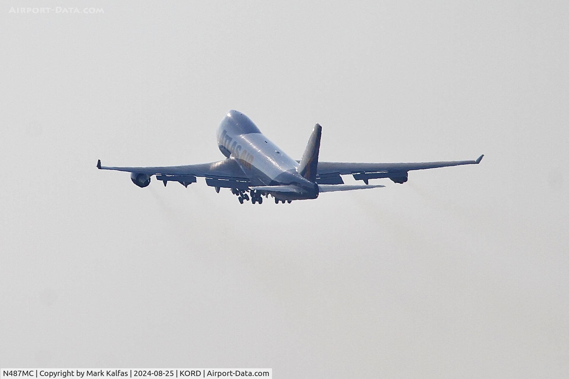 N487MC, 2002 Boeing 747-45EF (SCD) C/N 30609, B744 Atlas Air Boeing 747-45EF N489MC  GTI8545 ORD-ICN, departing 28R KORD