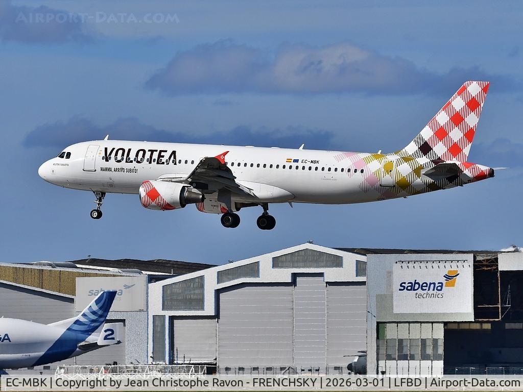 EC-MBK, 2006 Airbus A320-214 C/N 2658, Bordeaux (BOD)	Fuerteventura (FUE)	V72434