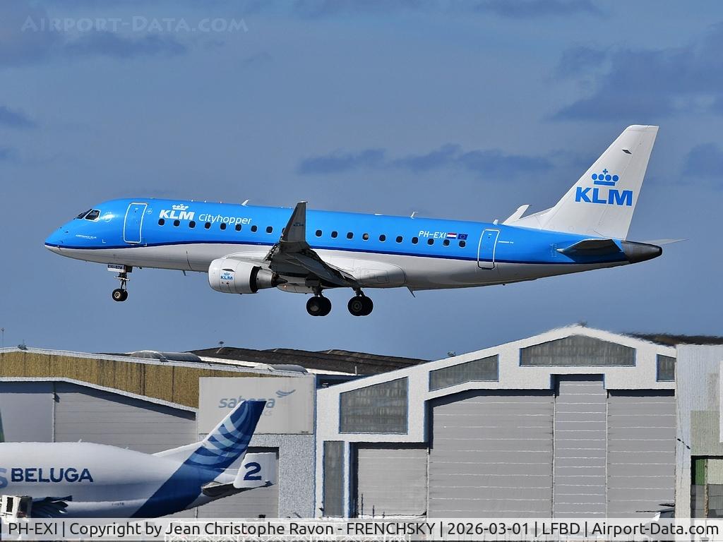 PH-EXI, 2016 Embraer 175STD (ERJ-170-200) C/N 17000578, Amsterdam (AMS)	Bordeaux (BOD)	KL1443