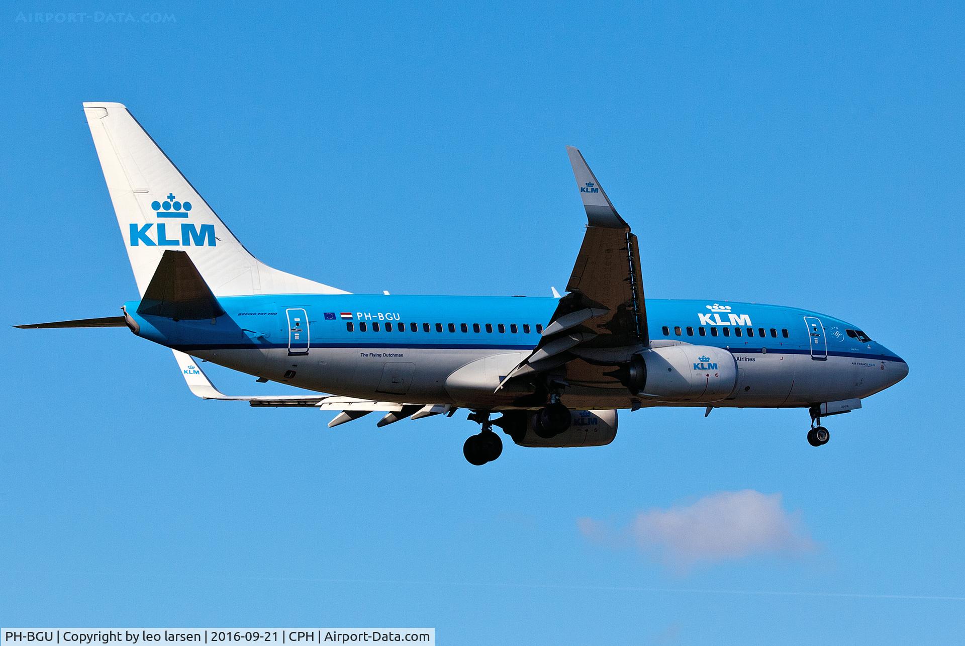 PH-BGU, 2011 Boeing 737-7K2 C/N 39257, Copenhagen 21.9.2016