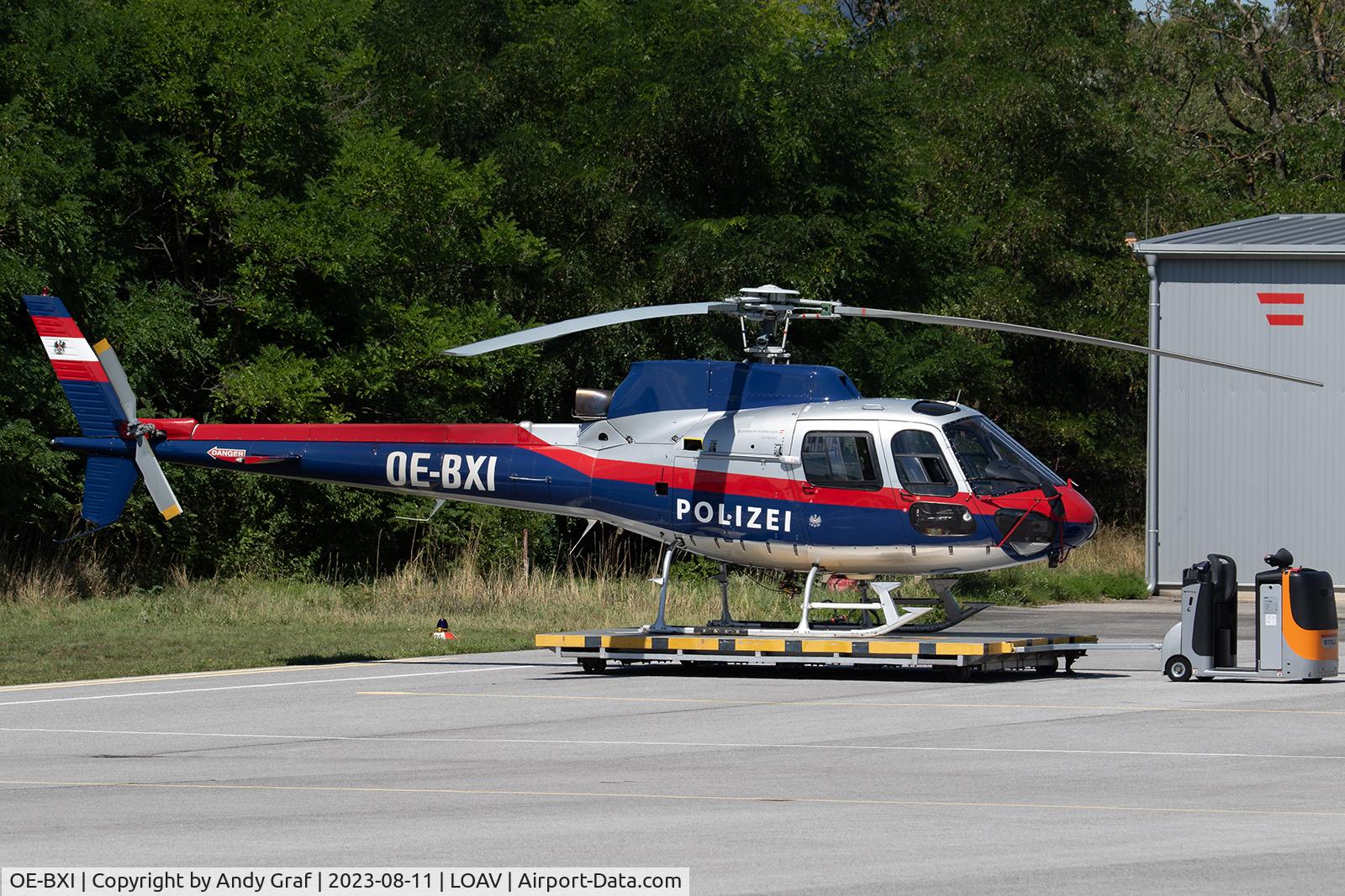 OE-BXI, Aerospatiale AS-350B-1 Ecureuil C/N 1899, Polizei AS-350