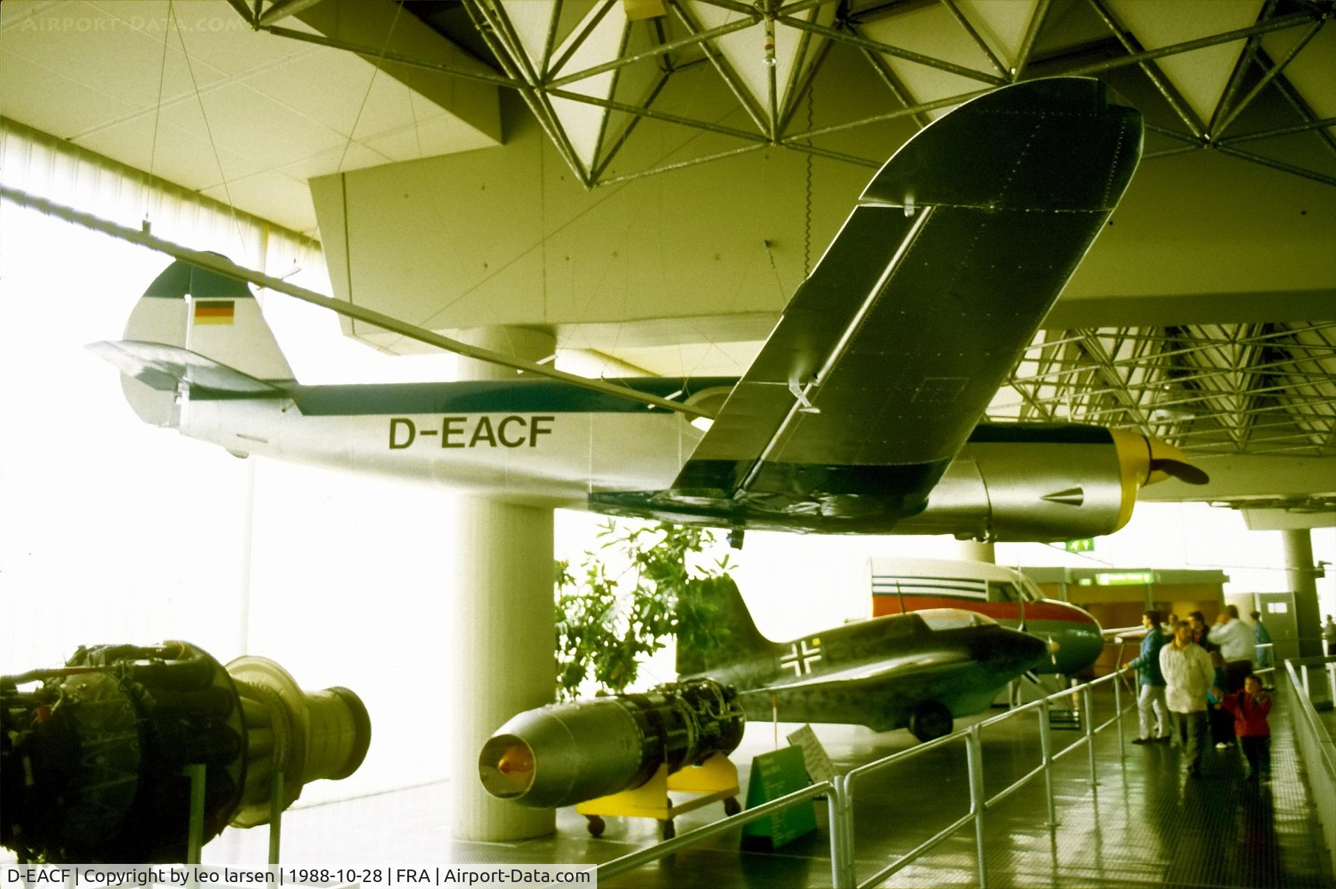 D-EACF, Nord N.1101 C/N 89, Frankfurt Airport 23.10.1988