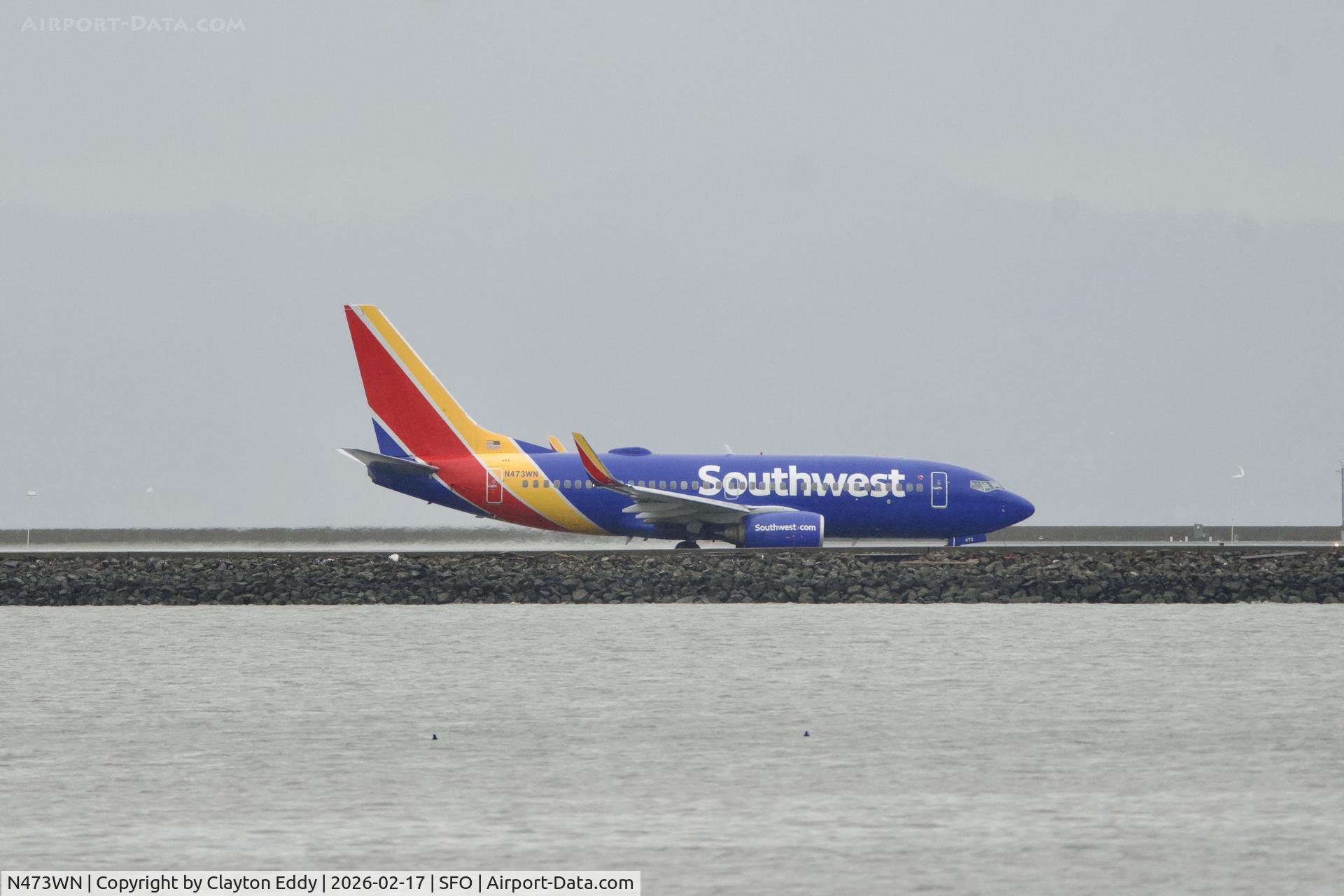 N473WN, 2004 Boeing 737-7H4 C/N 33832, SFO 2026