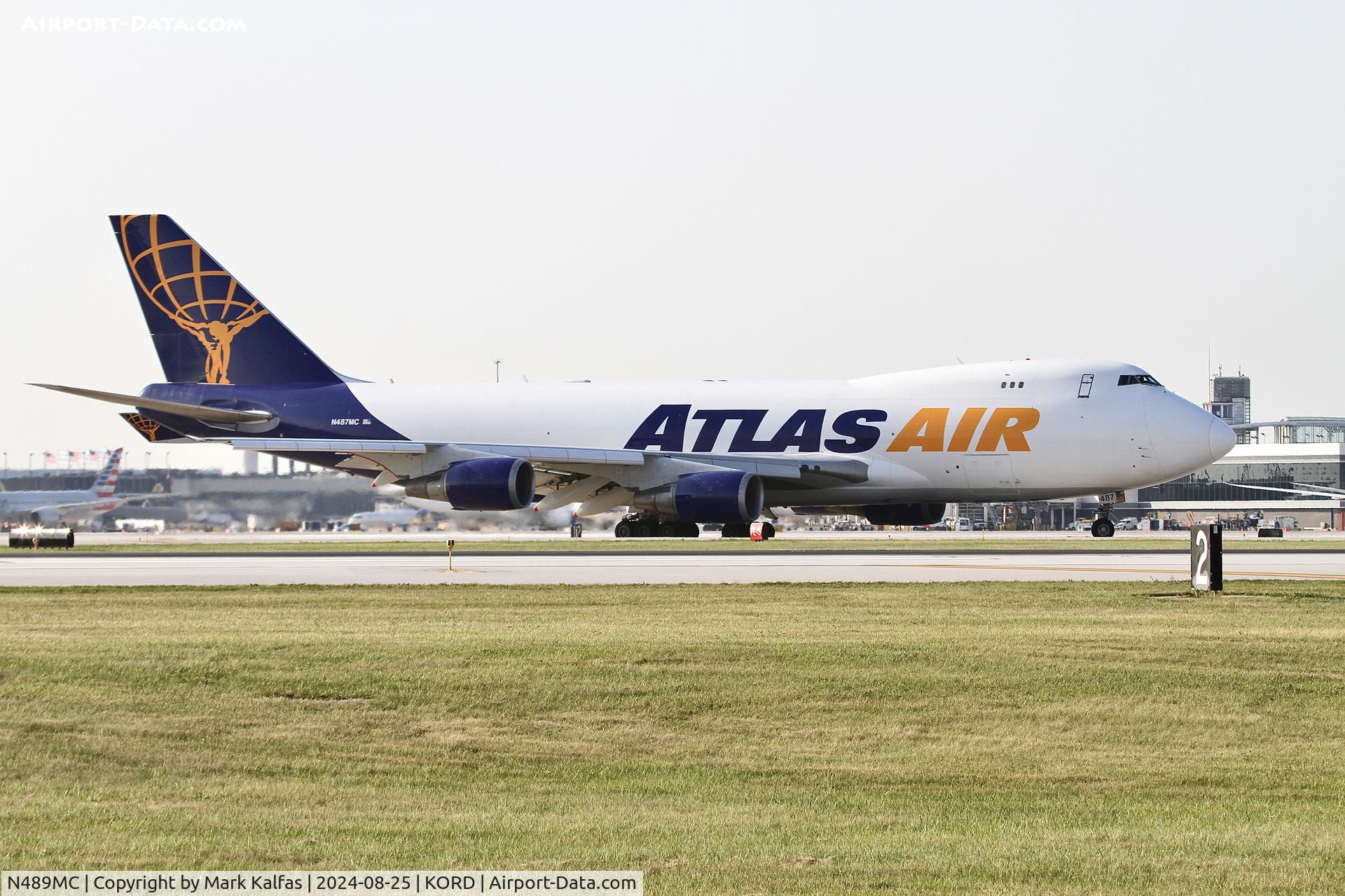 N489MC, 1995 Boeing 747-412F/SCD C/N 26553, B744 Atlas Air Boeing 747-45EF N489MC GTI8545 ORD-ICN TWY P KORD