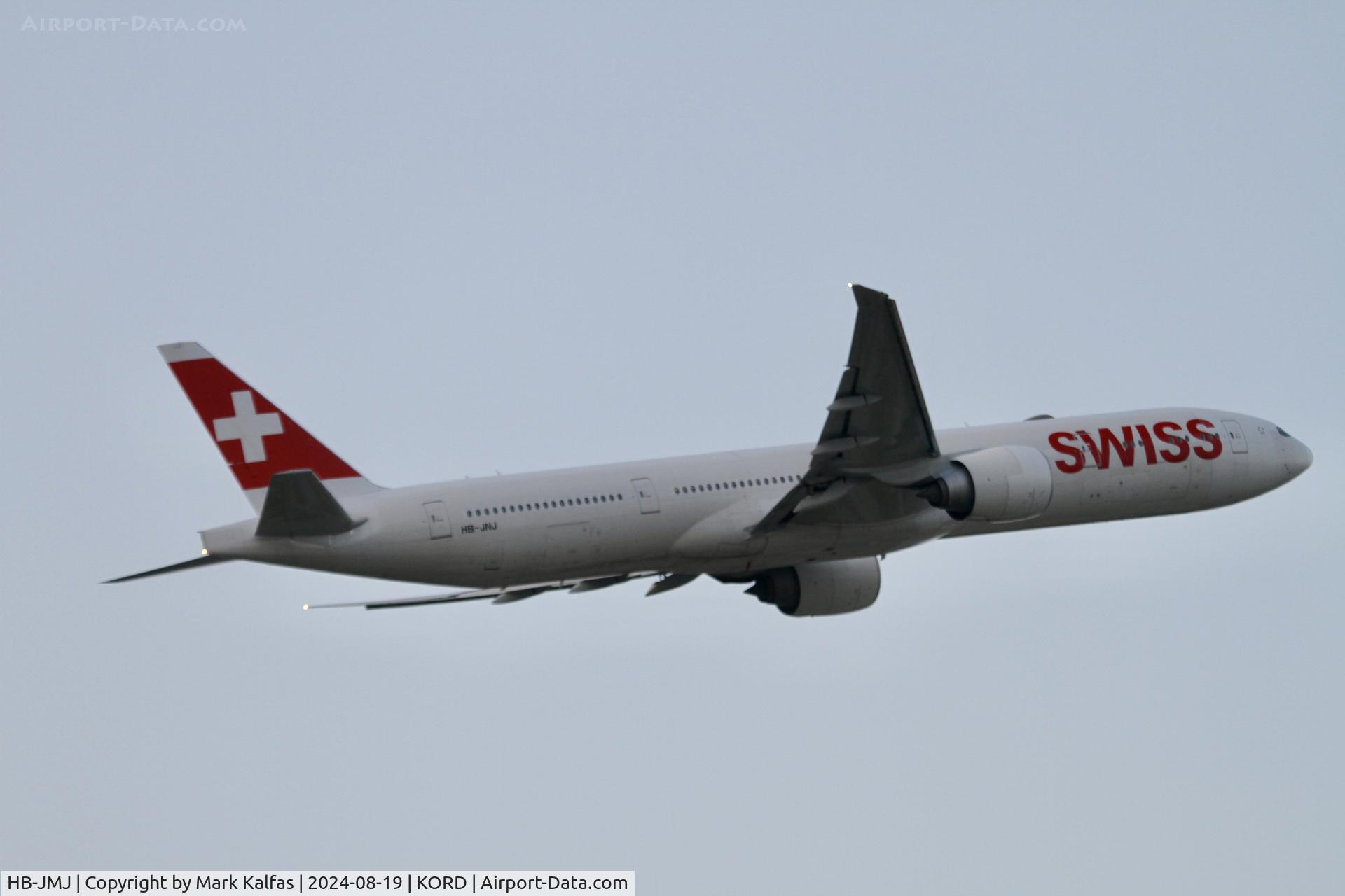 HB-JMJ, 1996 Airbus A340-313X C/N 150, A333 SWISS Airbus A340-313X HB-JMJ departing 10L KORD