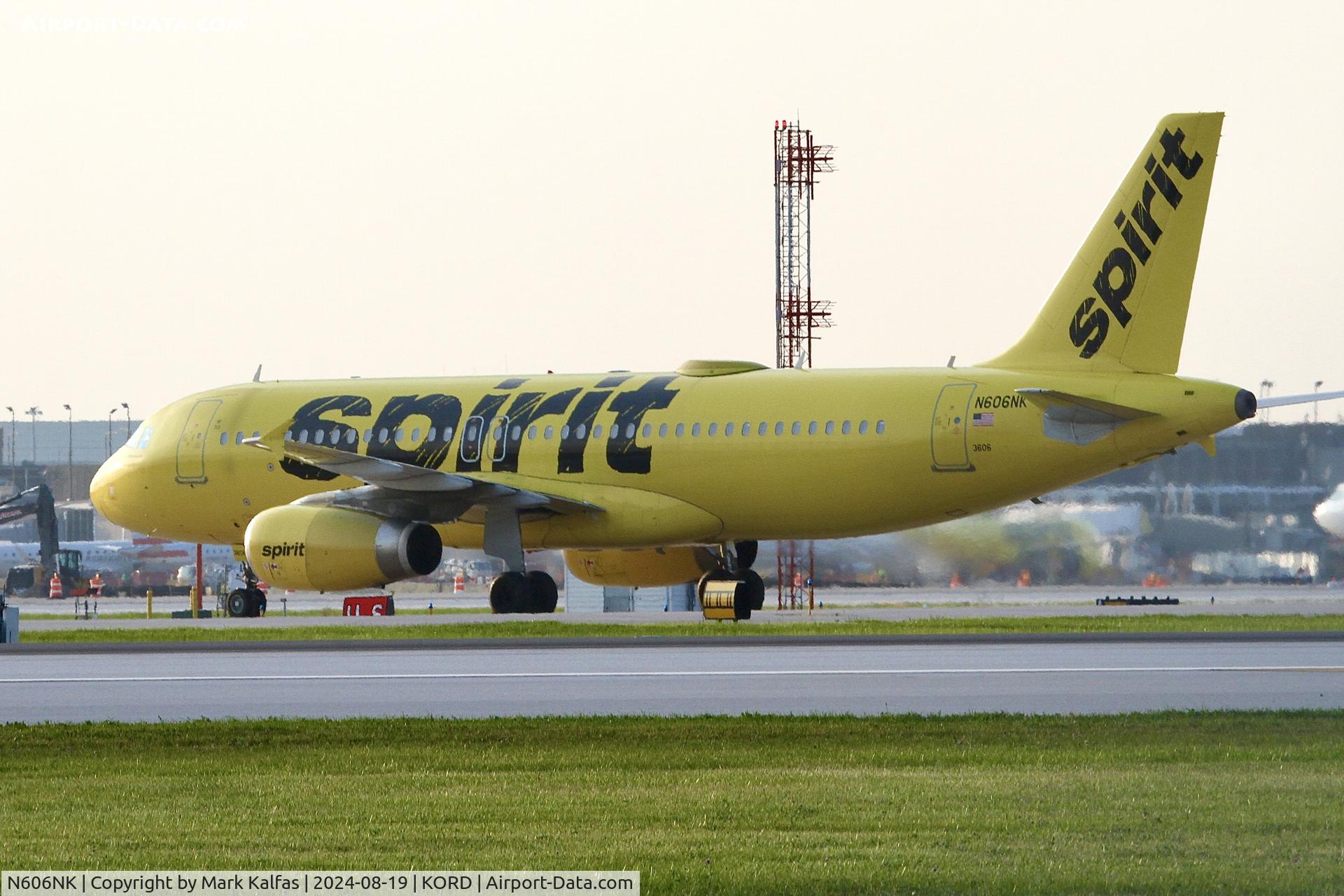 N606NK, 2011 Airbus A320-232 C/N 4592, A320 Spirit Airlines  Airbus A320-232 N606NK at O'Hare
