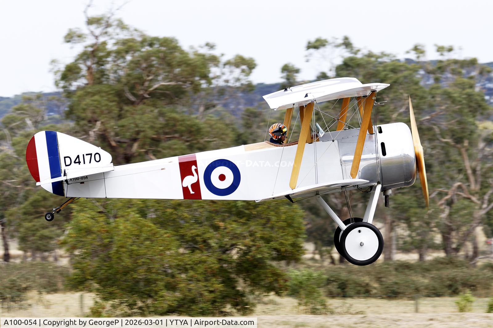 A100-054, 1978 Sopwith Pup Replica C/N TSP-1, Performing at the 2026 Tyabb airshow.