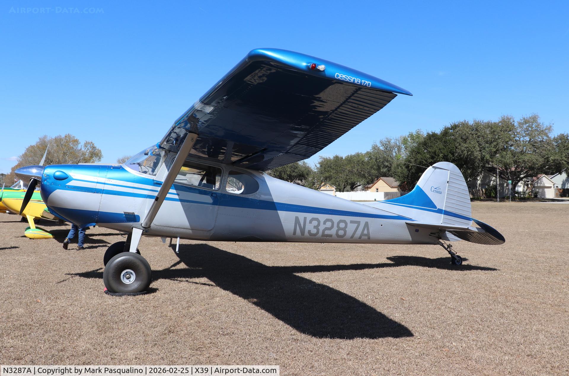 N3287A, 1953 Cessna 170B C/N 25931, Cessna 170B