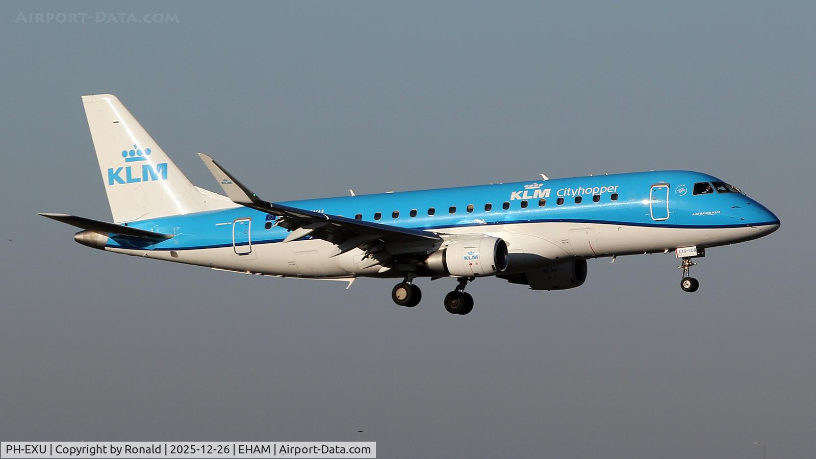 PH-EXU, 2018 Embraer 175STD (ERJ-170-200) C/N 17000708, at eham
