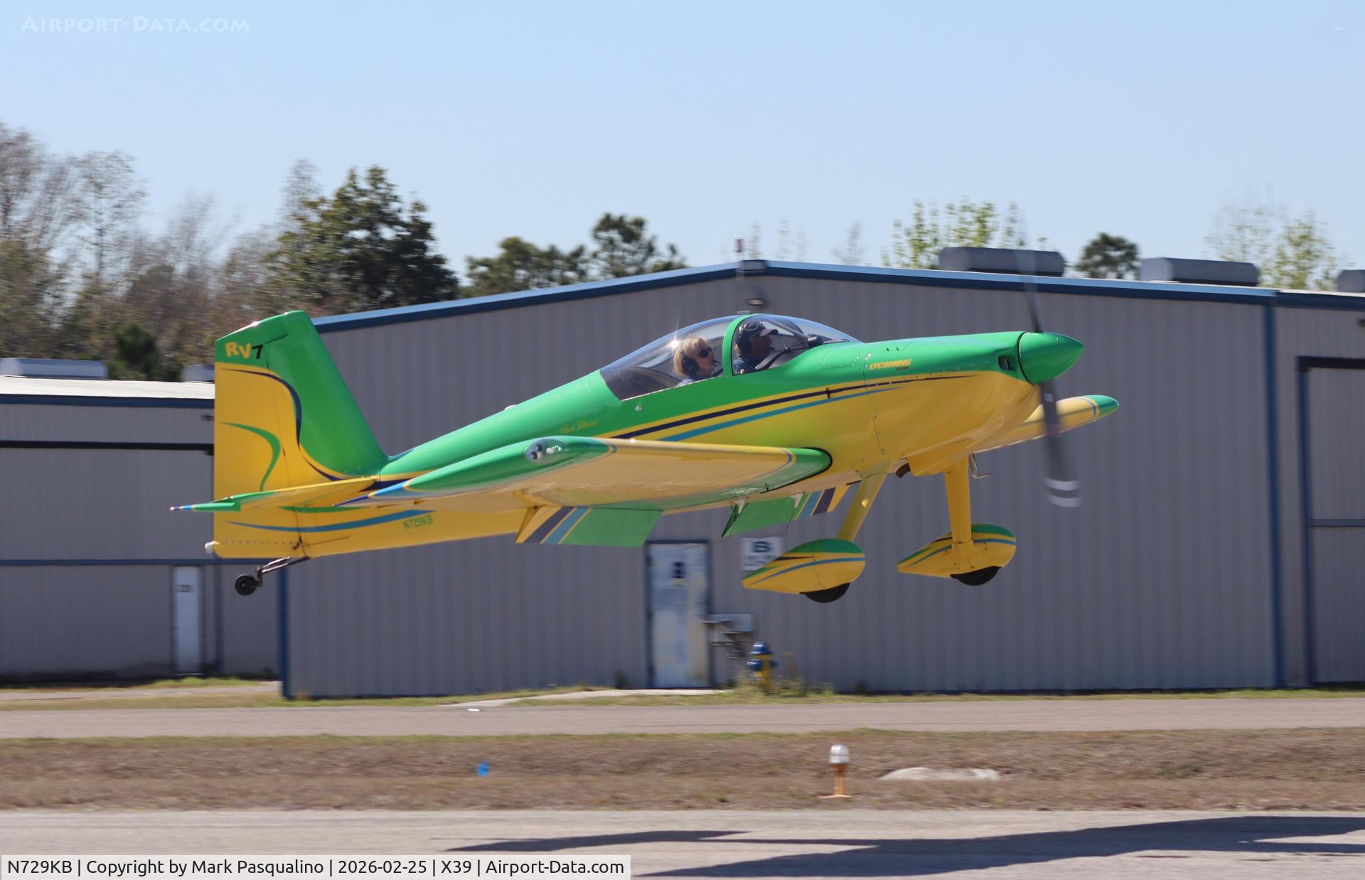 N729KB, 2007 Van's RV-7 C/N 72330, Vans RV-7