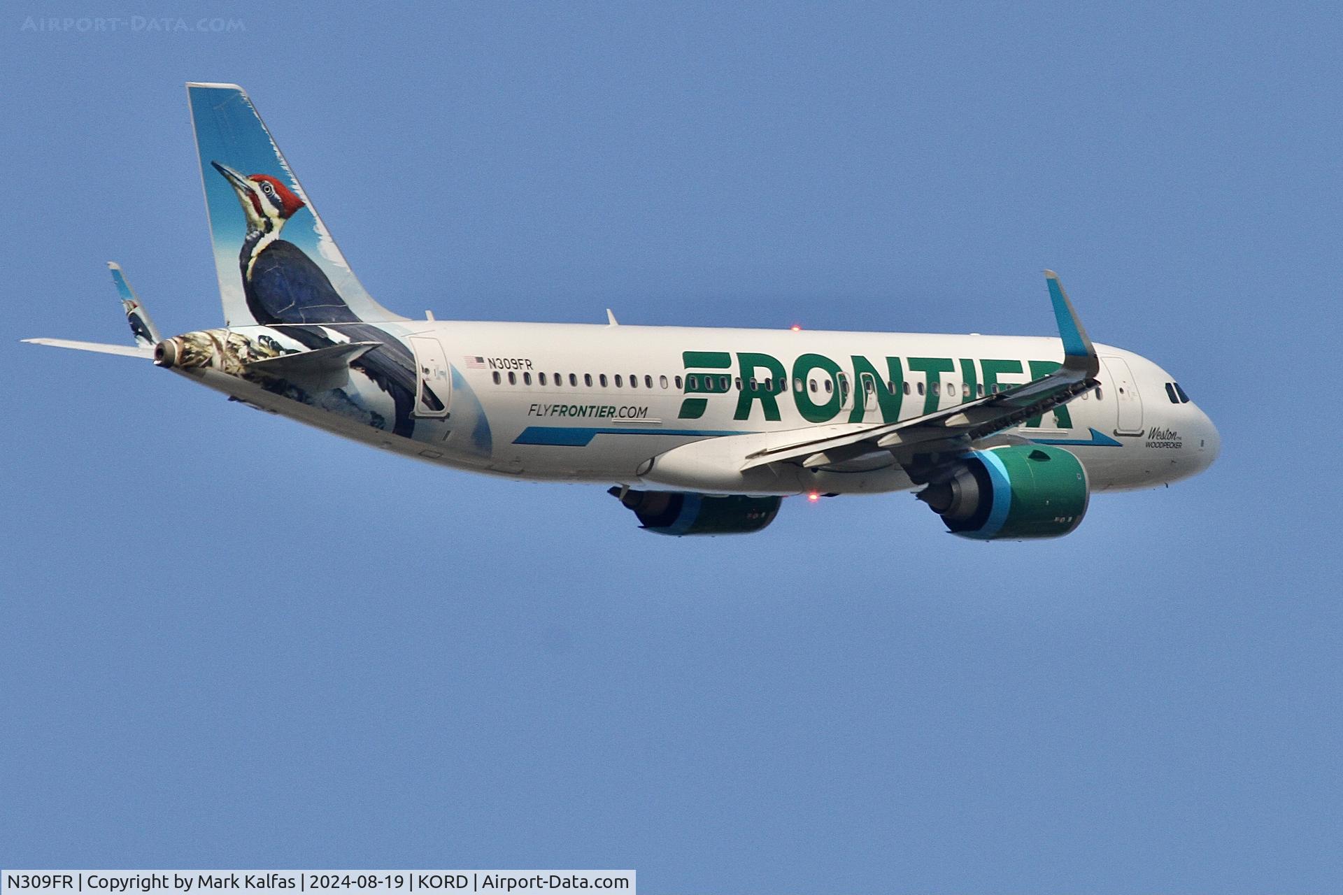 N309FR, 2017 Airbus A320-251N C/N 7555, A320 Frontier Airbus A320-251N N309FR  