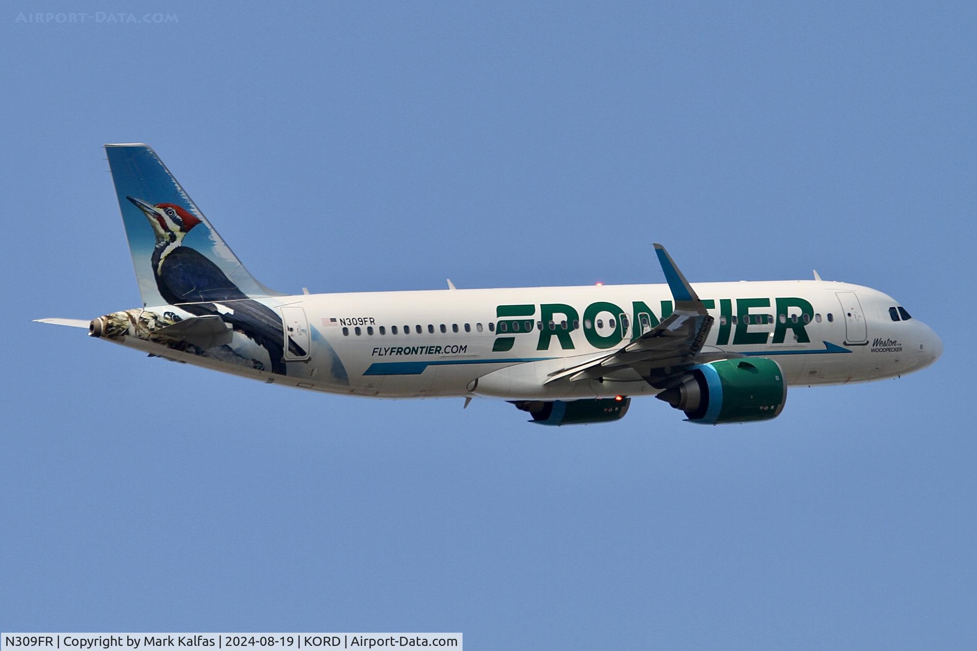 N309FR, 2017 Airbus A320-251N C/N 7555, A320 Frontier Airbus A320-251N N309FR  