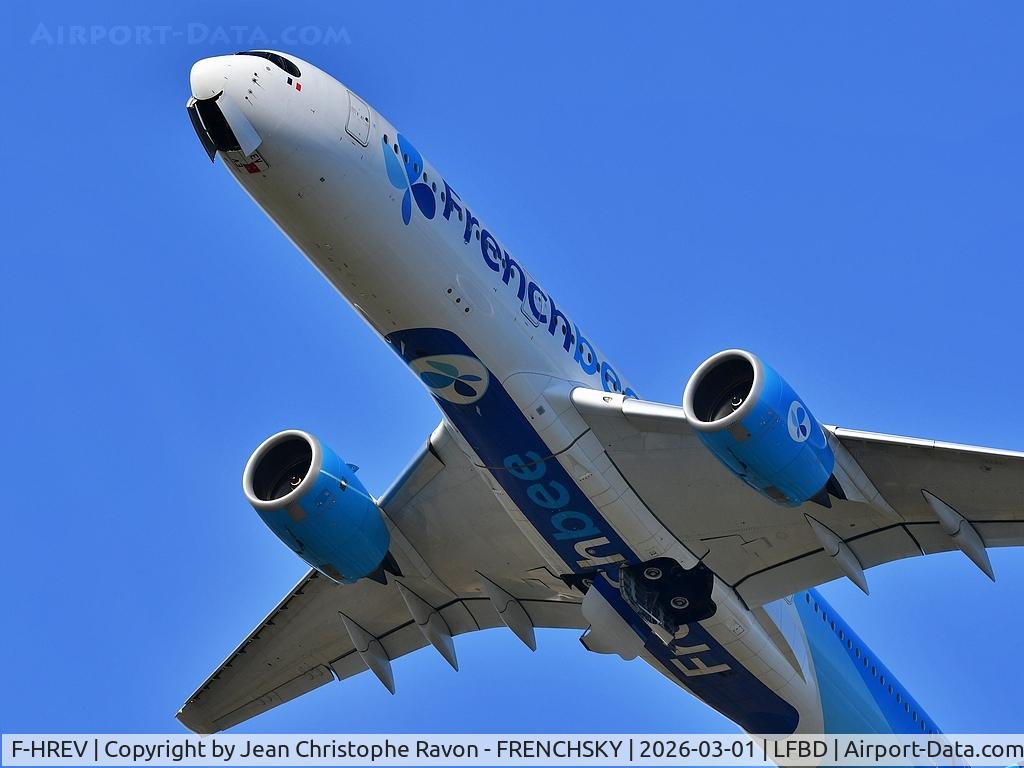 F-HREV, 2017 Airbus A350-941 C/N 193, Bordeaux (BOD)	Paris (ORY)	BF902