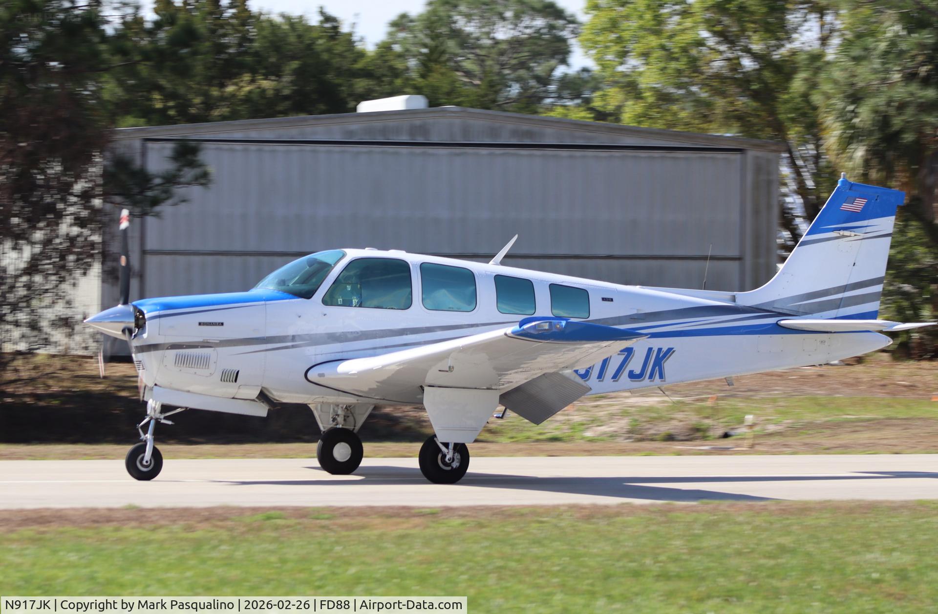 N917JK, 1975 Beech A36 Bonanza 36 C/N E-652, Beech A36