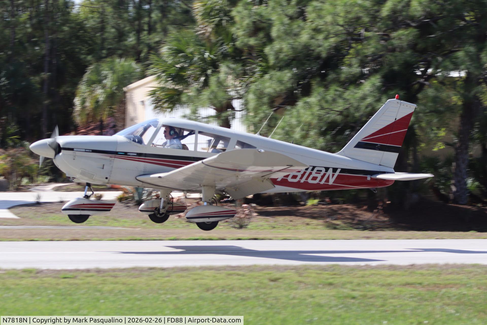 N7818N, 1968 Piper PA-28-180 Cherokee C/N 28-5270, Piper PA-28-180