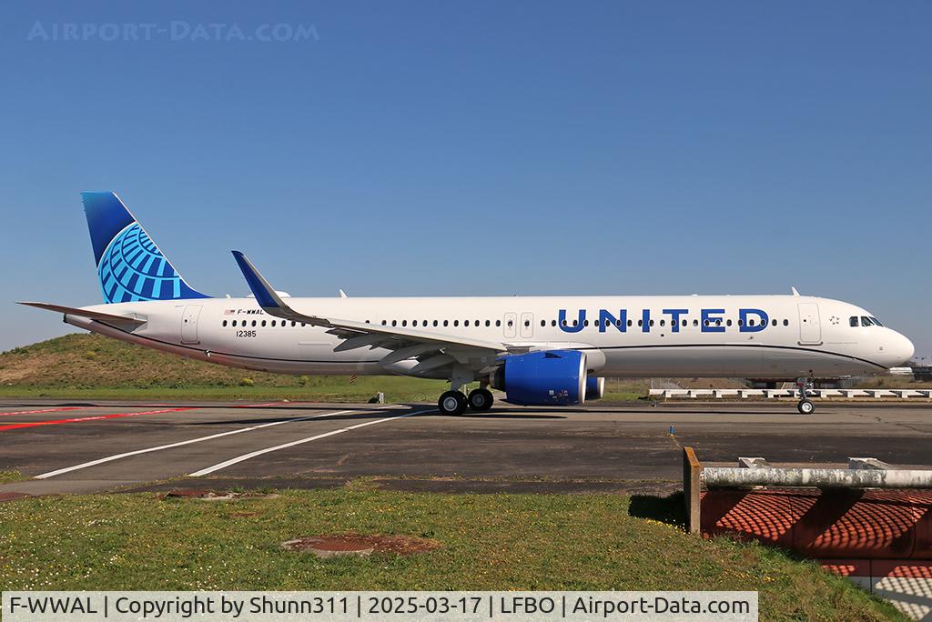 F-WWAL, 2025 Airbus A321-271NX C/N 12385, C/n 12385 - To be N24537