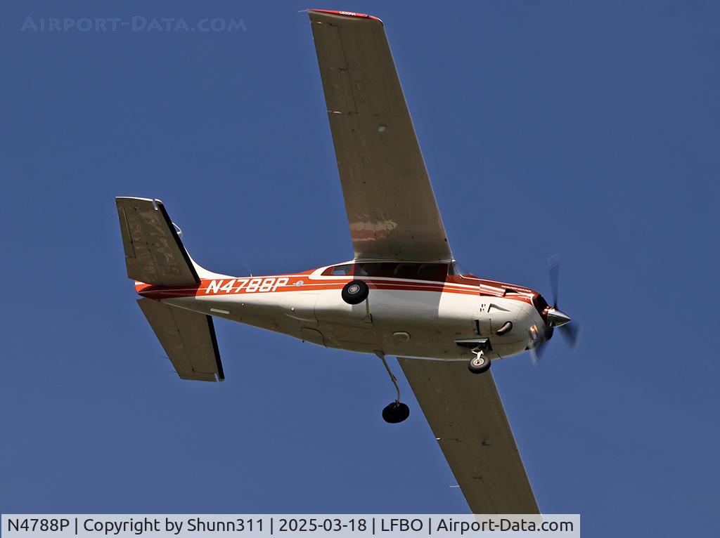 N4788P, 1978 Cessna P210N Pressurised Centurion C/N P21000108, Landing rwy 14L