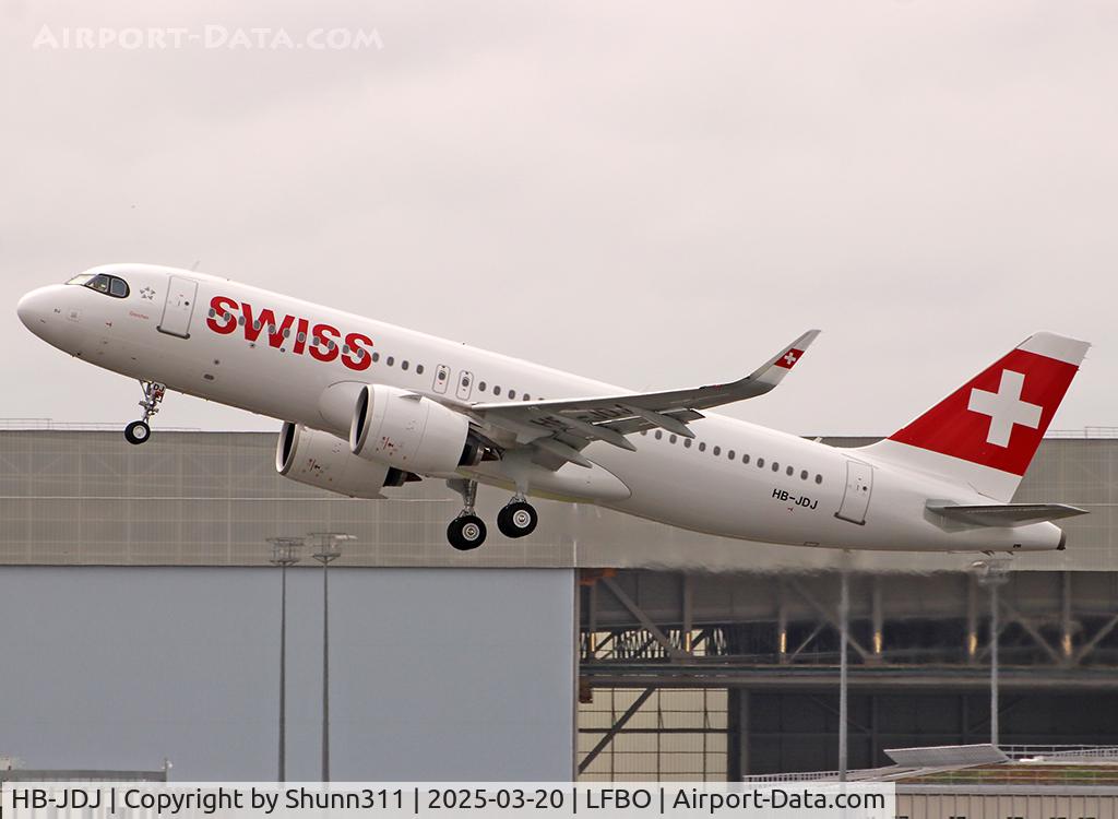 HB-JDJ, 2025 Airbus A320-271N C/N 12470, Delivery day...
