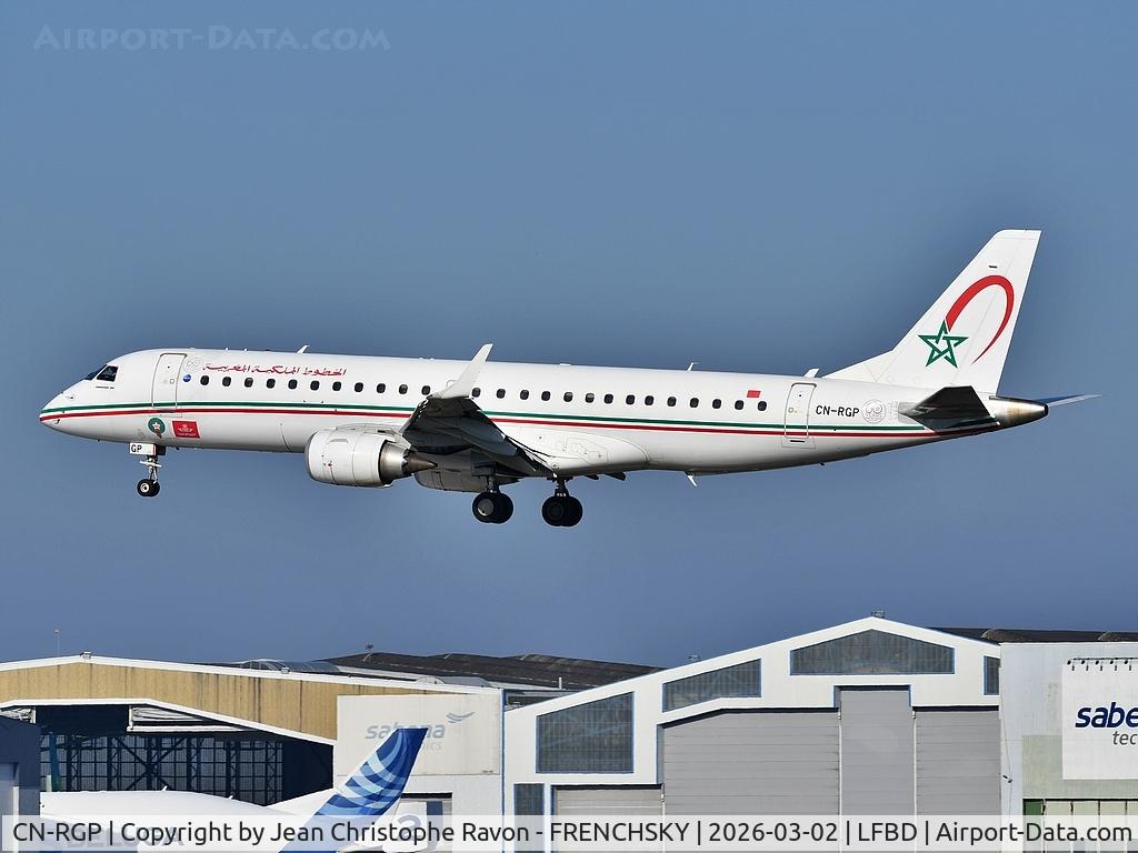 CN-RGP, 2014 Embraer ERJ-190AR C/N 19000681, Casablanca (CMN)	Bordeaux (BOD)	AT792