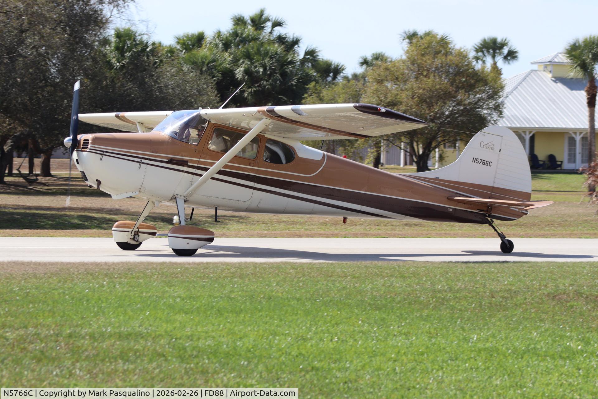 N5766C, 1950 Cessna 170A C/N 19720, Cessna 170A