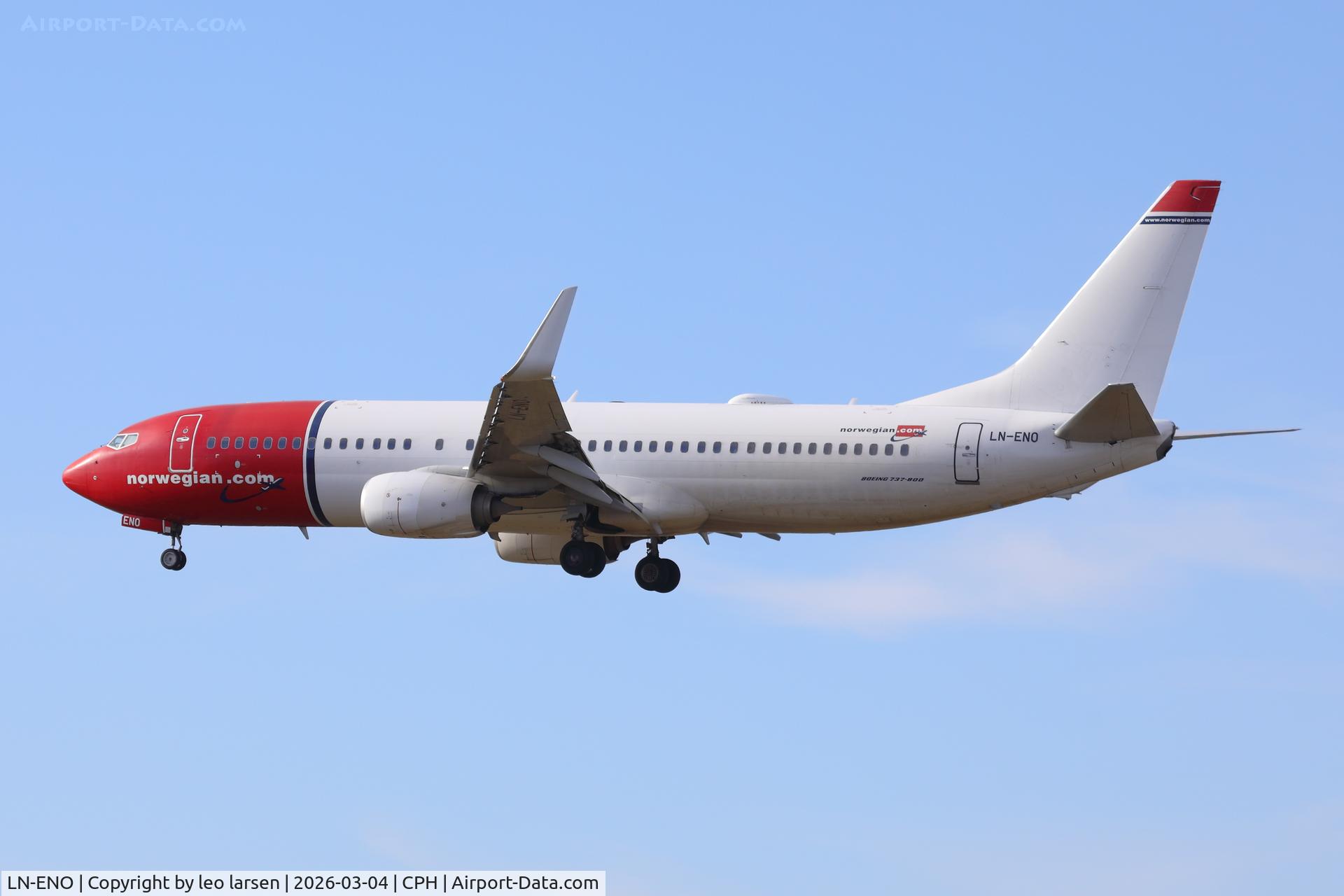 LN-ENO, 2017 Boeing 737-8JP C/N 42088, Copenhagen 4.3.2026
