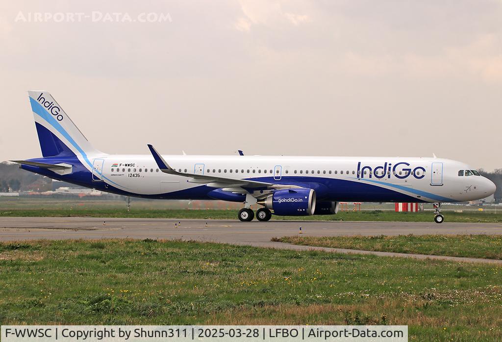 F-WWSC, 2025 Airbus A321-251NX C/N 12435, C/n 12435 - To be VT-NCM