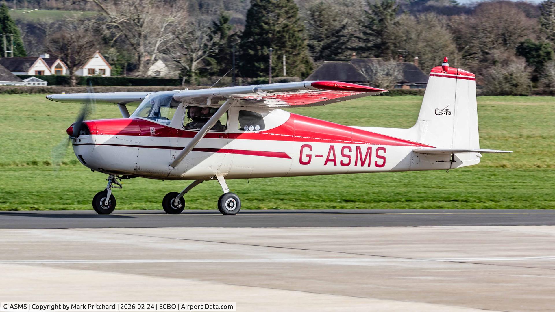 G-ASMS, 1961 Cessna 150A C/N 15059204, Taken at Wolverhampton Halfpenny Green