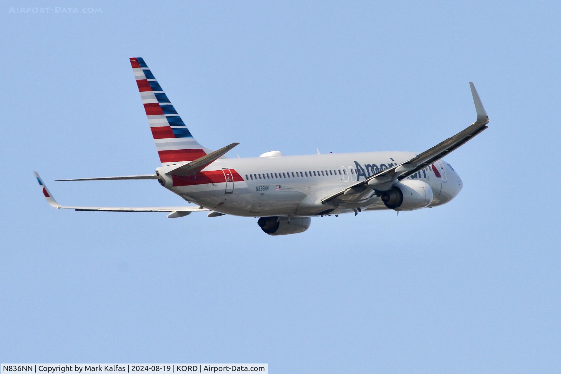 N836NN, 2010 Boeing 737-823 C/N 31095, B738 American Airlines BOEING 737-823 N836NN departing 10L ORD