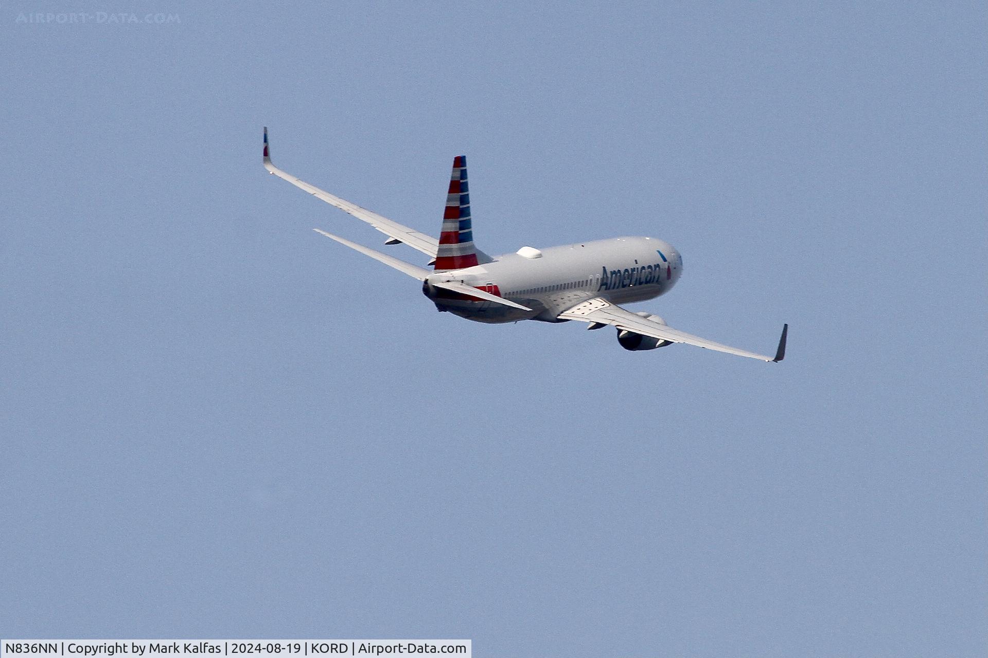 N836NN, 2010 Boeing 737-823 C/N 31095, B738 American Airlines BOEING 737-823 N836NN departing 10L ORD
