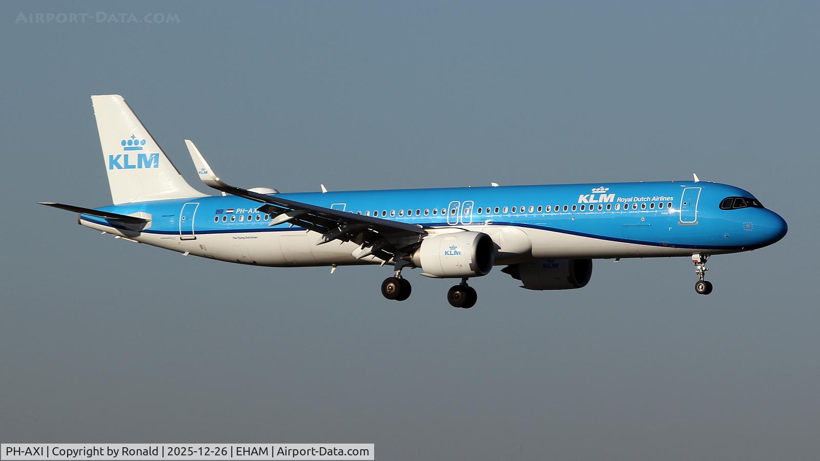 PH-AXI, 2025 Airbus A321-252NX C/N 12600, at eham