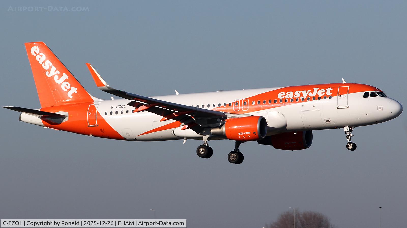 G-EZOL, 2015 Airbus A320-214 C/N 6572, at eham