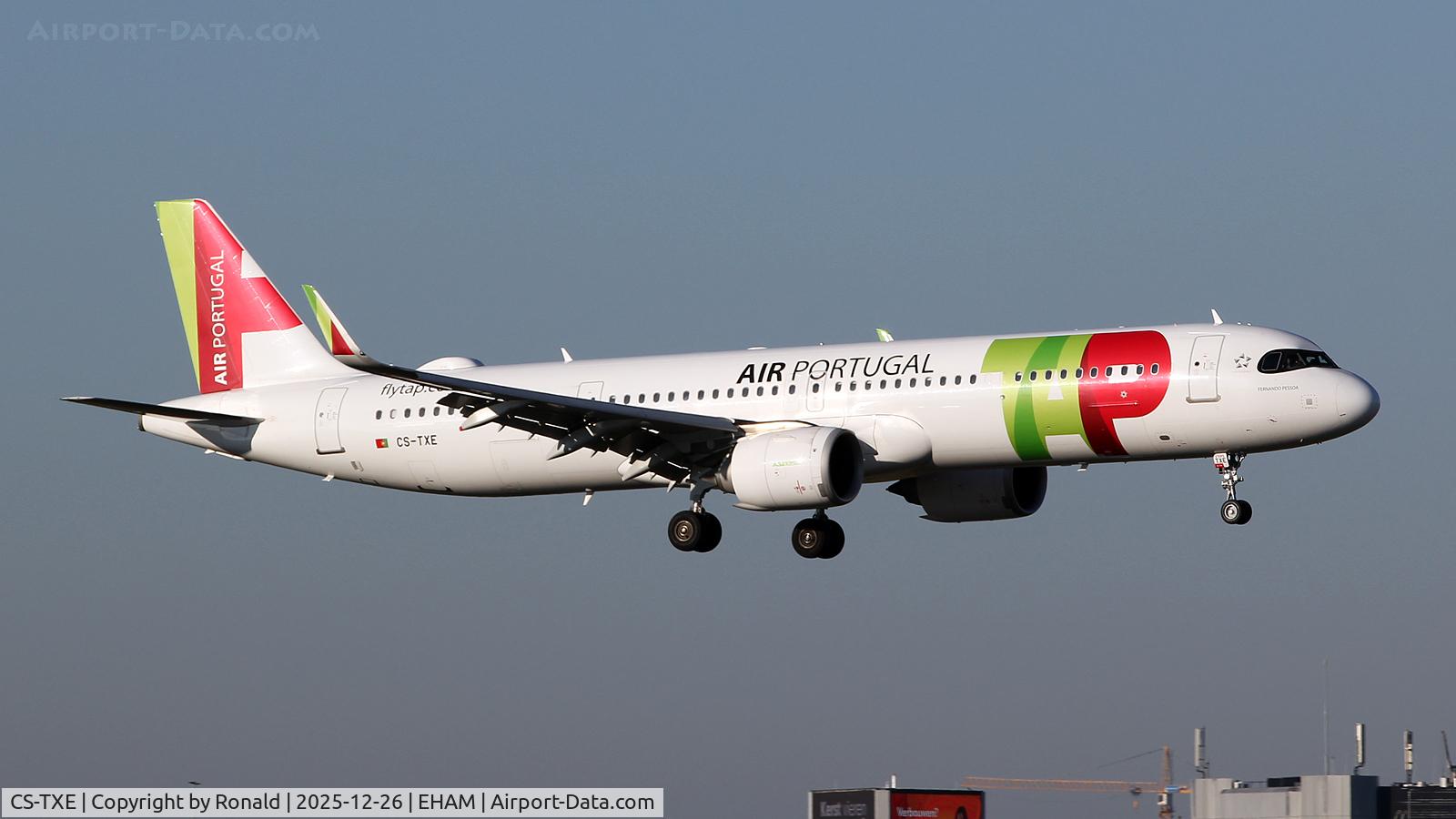 CS-TXE, 2020 Airbus A321-251NX C/N 9120, at eham