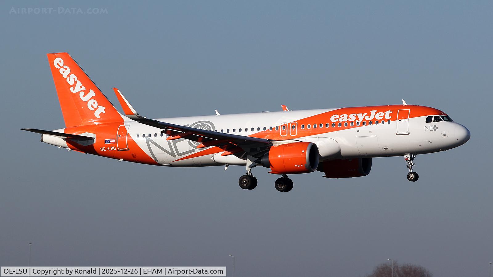 OE-LSU, 2024 Airbus A320-251N C/N 11804, at eham