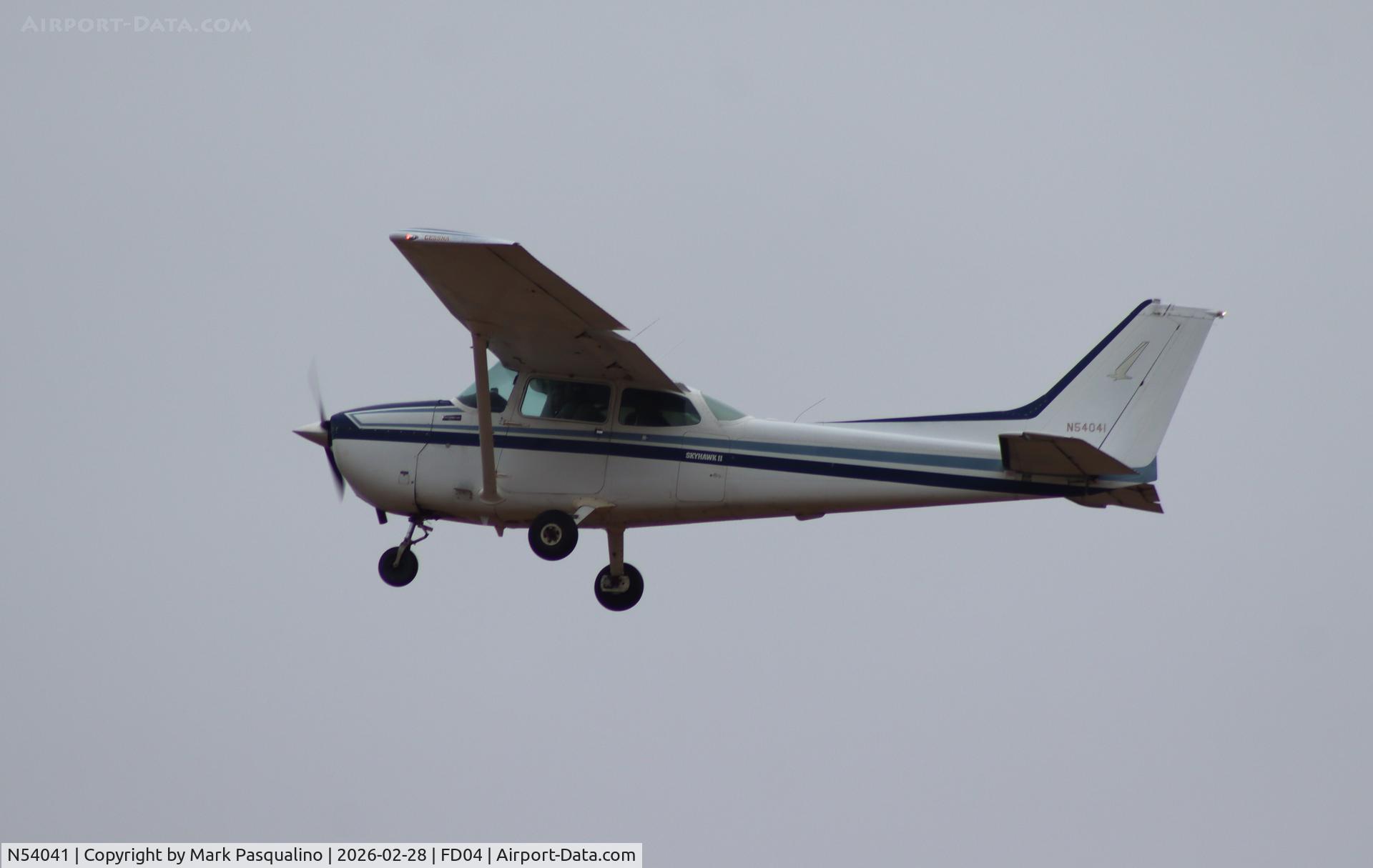 N54041, 1981 Cessna 172P C/N 17274855, Cessna 172P