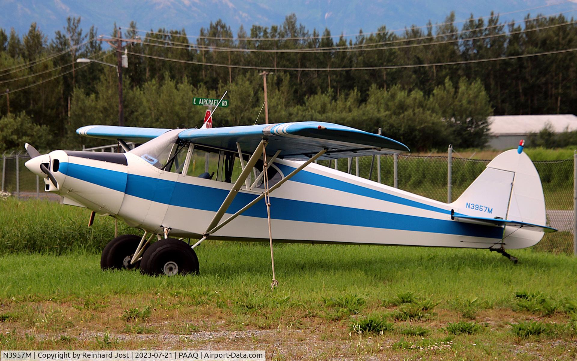 N3957M, 1947 Piper PA-12 Super Cruiser C/N 12-2856, Another historic plane still in use is this more than 75 years old PA-12 at Palmer, AK