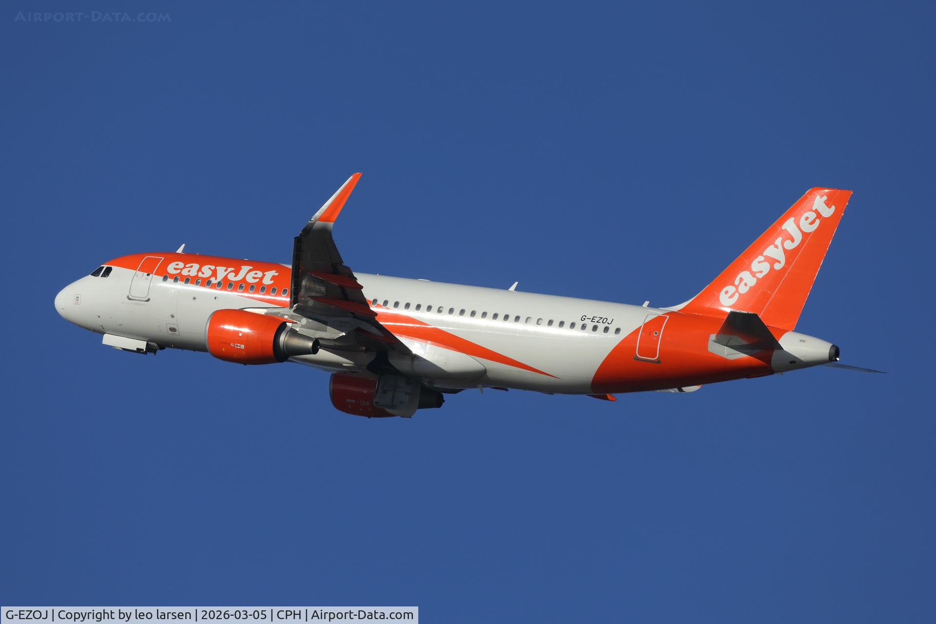 G-EZOJ, 2015 Airbus A320-214 C/N 6565, Copenhagen 5.5.2026