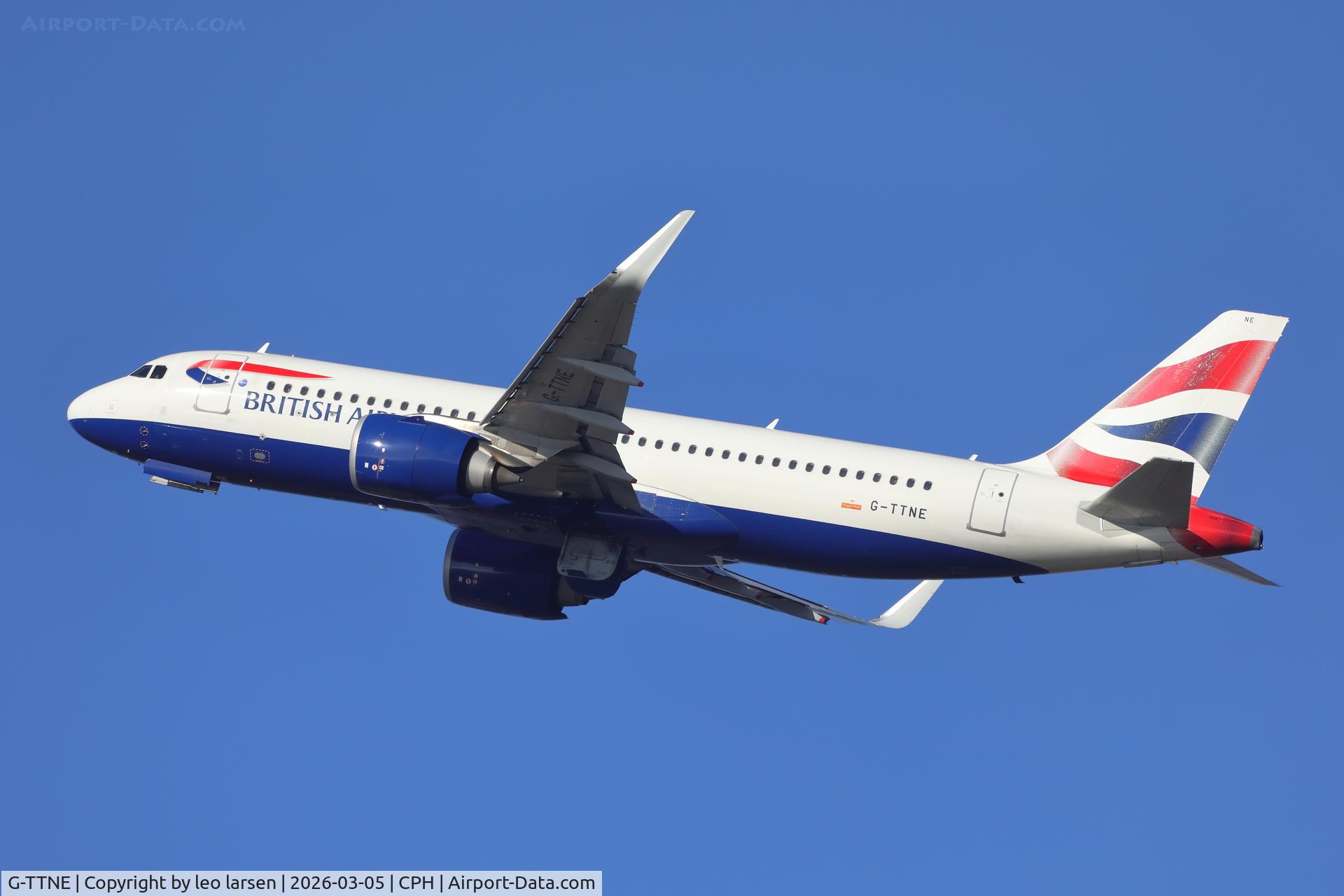 G-TTNE, 2018 Airbus A320-251N C/N 8365, Copenhagen 5.3.2026