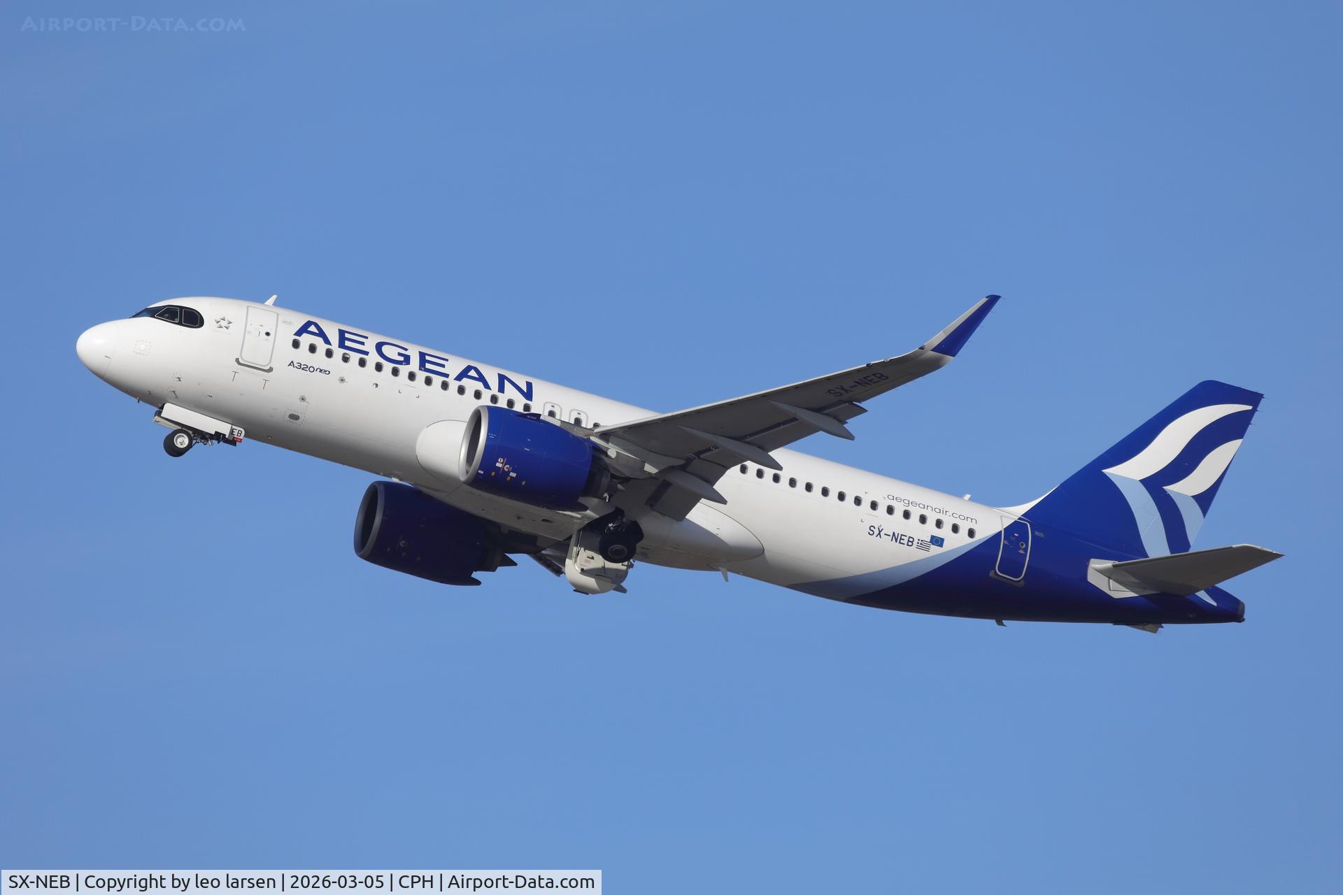 SX-NEB, 2020 Airbus A320-271N C/N 9514, Copenhagen 5.3.2026