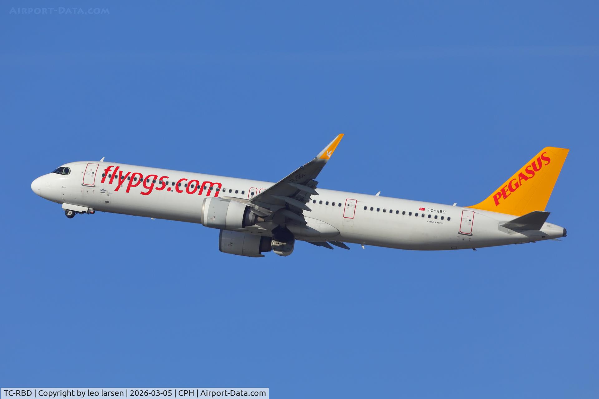 TC-RBD, 2020 Airbus A321-251NX C/N 9349, Copenhagen 5.3.2026