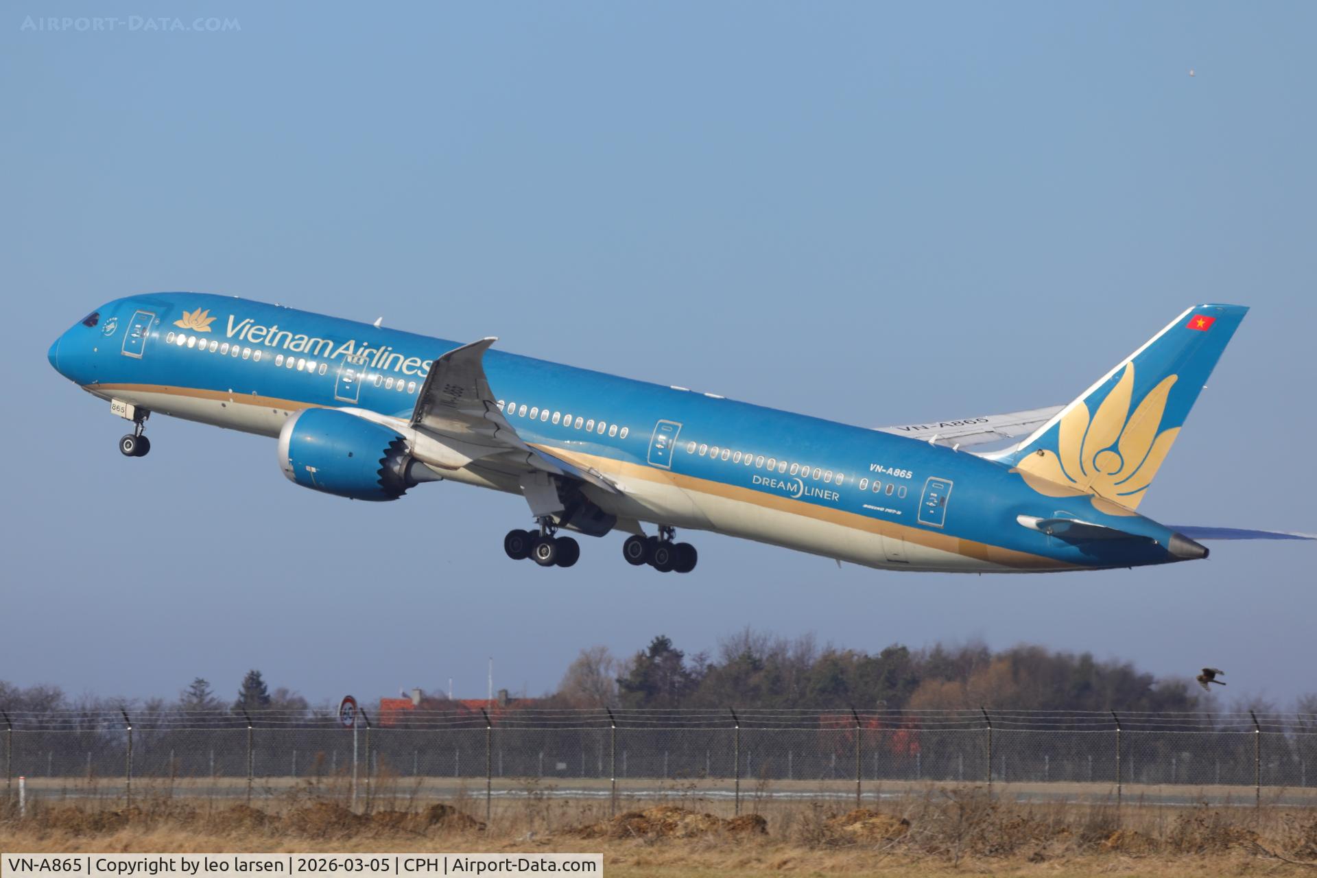 VN-A865, 2015 Boeing 787-9 Dreamliner Dreamliner C/N 38761, Copenhagen 5.3.2026