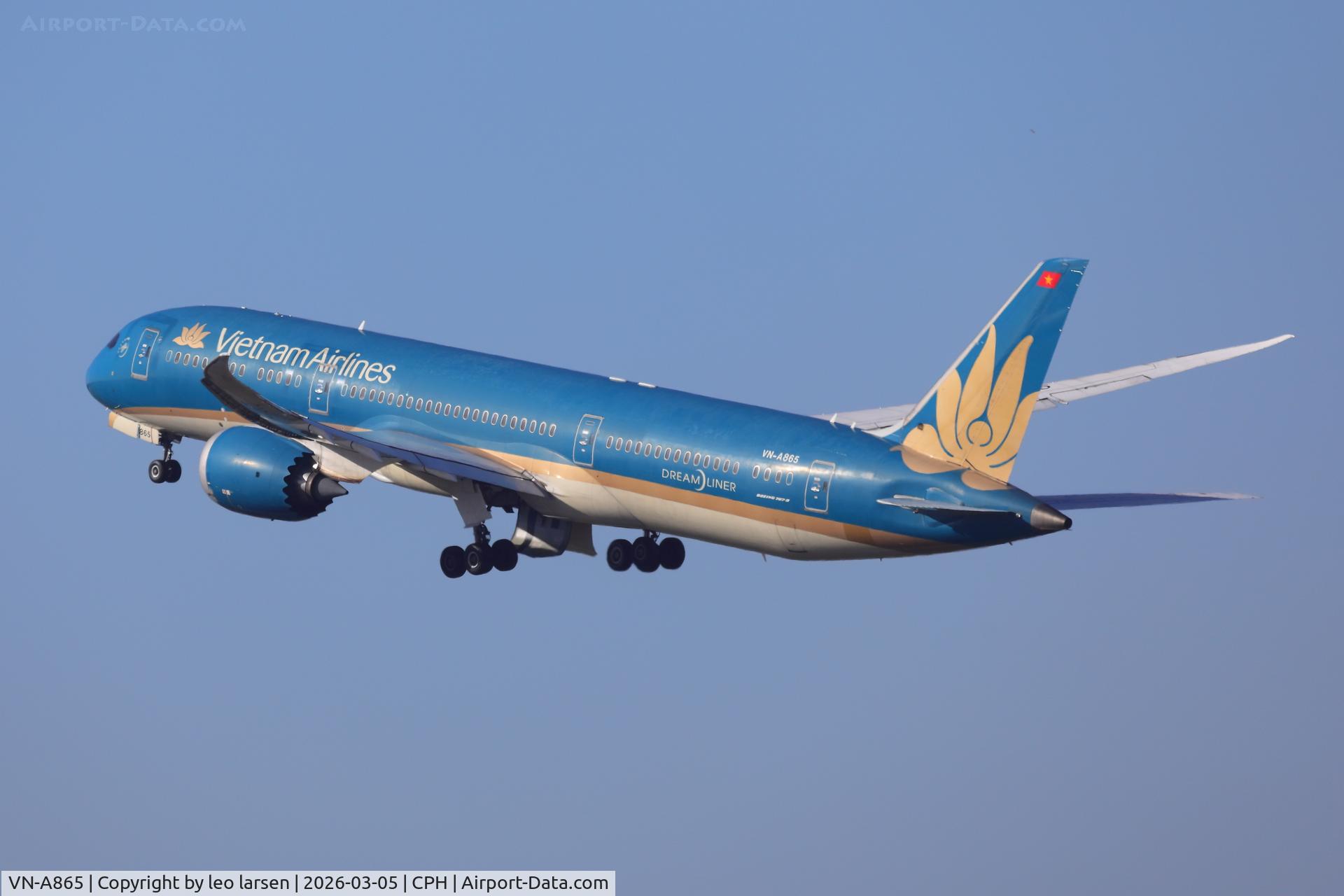 VN-A865, 2015 Boeing 787-9 Dreamliner Dreamliner C/N 38761, Copenhagen 5.3.2026