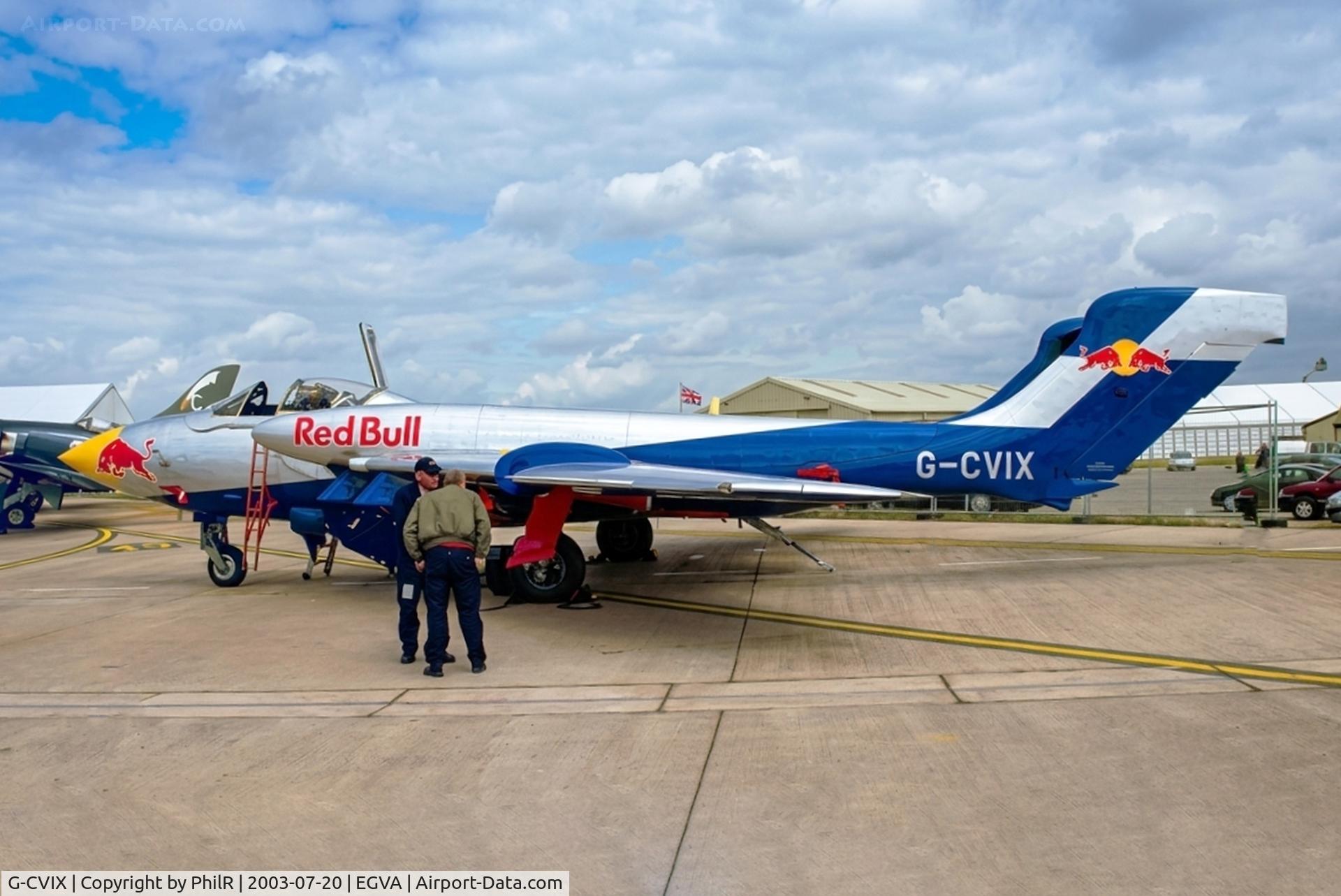 G-CVIX, 1963 De Havilland DH-110 Sea Vixen D.3 C/N 10132, XP924 (G-CVIX) 1963 DH110 Sea Vixen FAW2 RN Anniversary of Flight RIAT Fairford 
