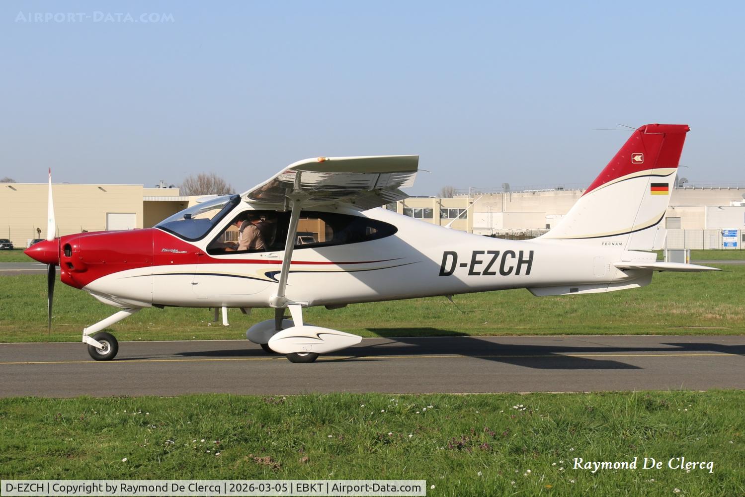 D-EZCH, 2015 Tecnam P-2010 C/N 025, At Kortrijk Airport.