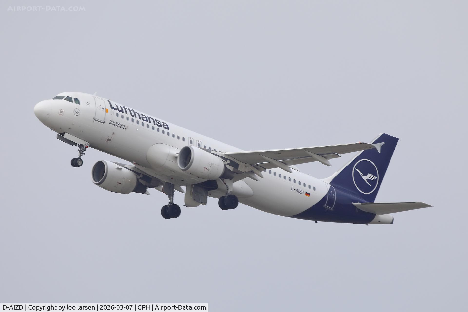 D-AIZD, 2010 Airbus A320-214 C/N 4191, Copenhagen 7.3.2026