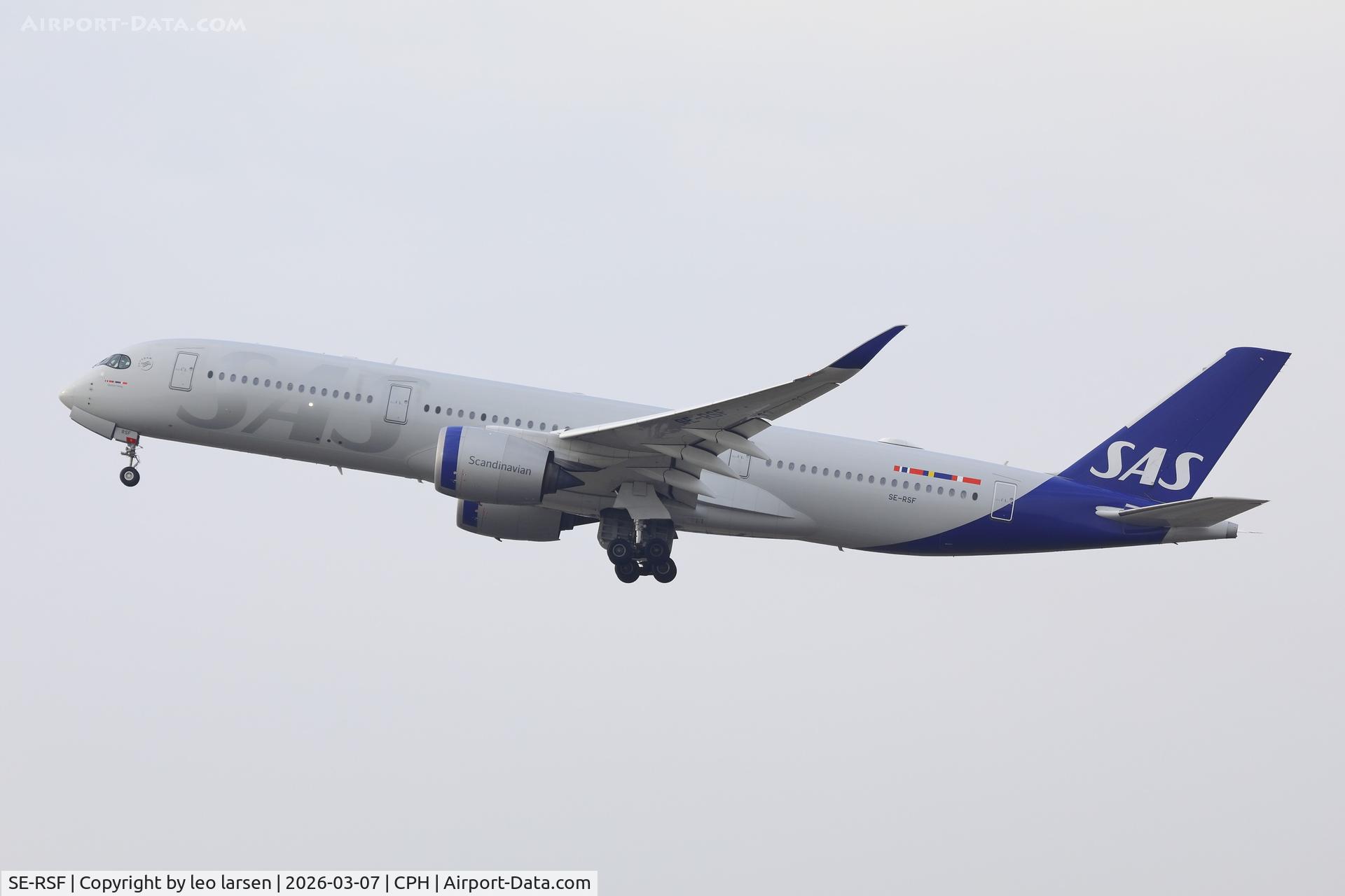 SE-RSF, 2021 Airbus A350-941 C/N 499, Copenhagen 7.3.2026